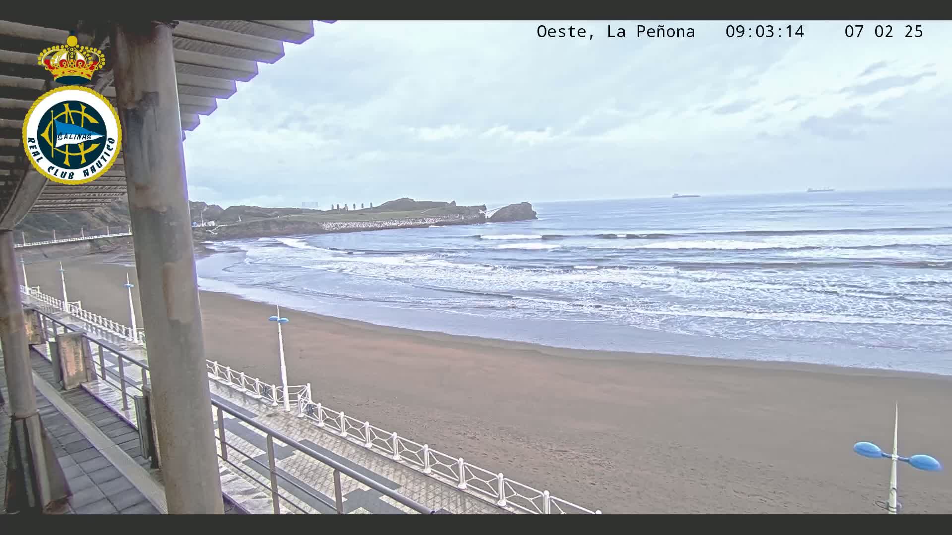 West Playa de Salinas Beach Live Cam - Avilés, Asturias, Spain