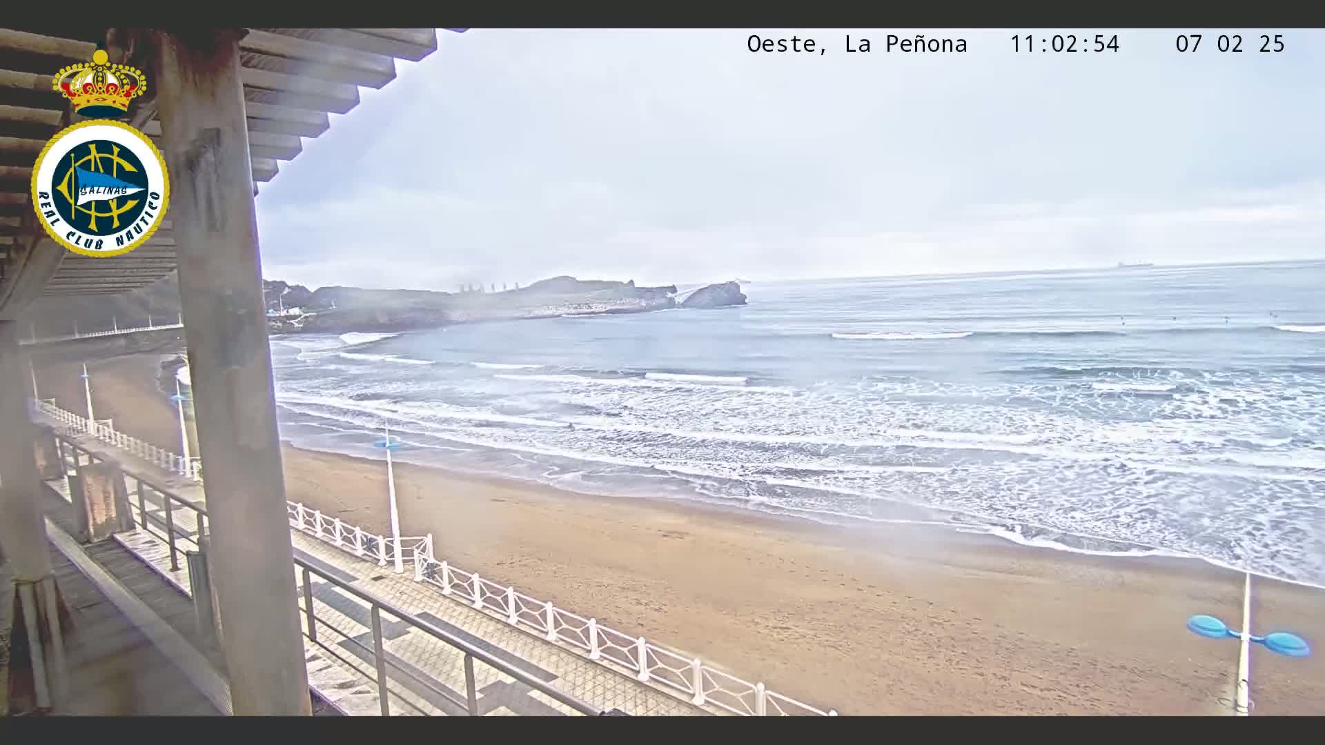 West Playa de Salinas Beach Live Cam - Avilés, Asturias, Spain