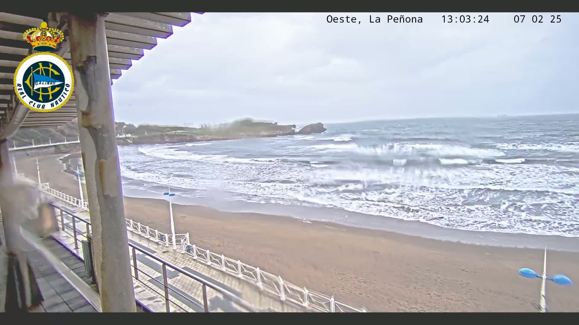 West Playa de Salinas Beach Live Cam - Avilés, Asturias, Spain