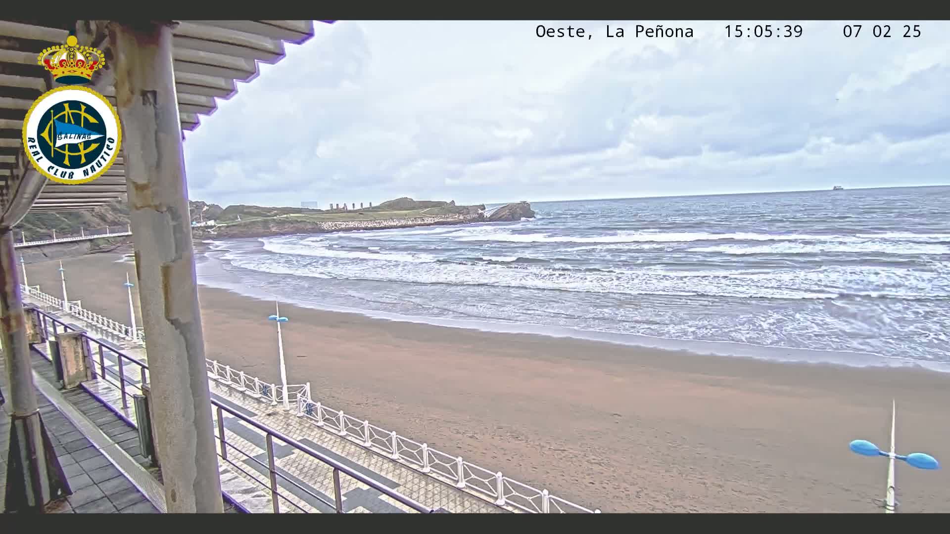 West Playa de Salinas Beach Live Cam - Avilés, Asturias, Spain