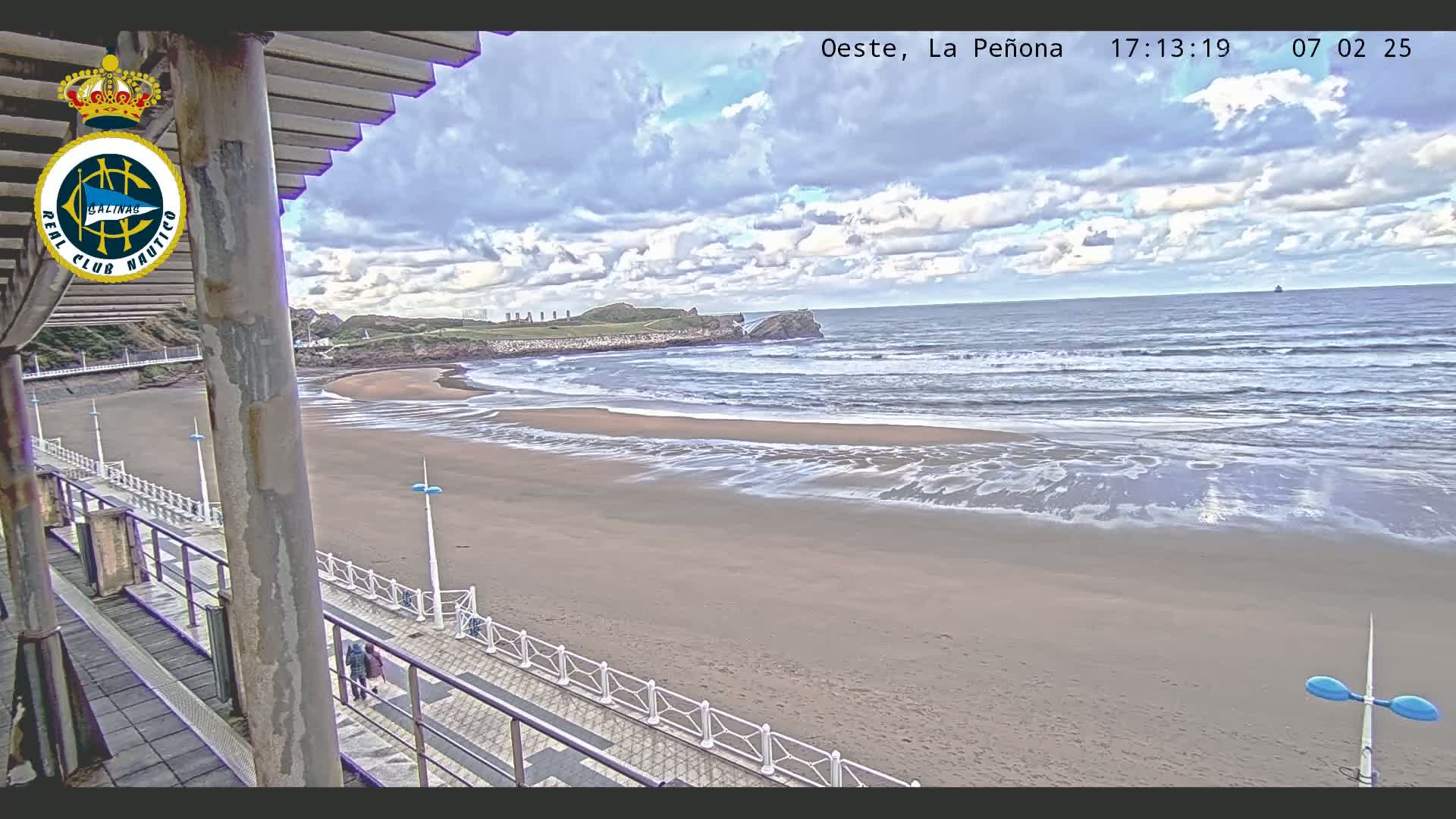 West Playa de Salinas Beach Live Cam - Avilés, Asturias, Spain