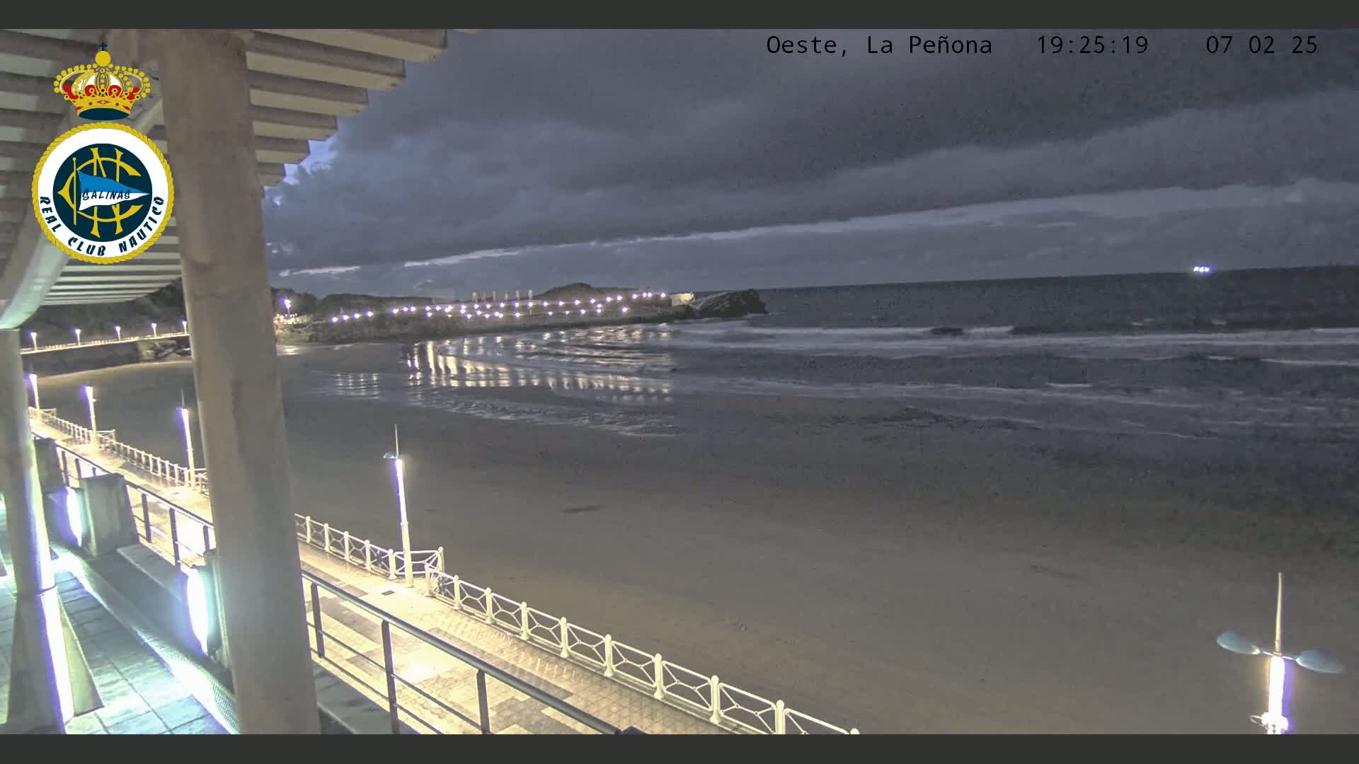 West Playa de Salinas Beach Live Cam - Avilés, Asturias, Spain