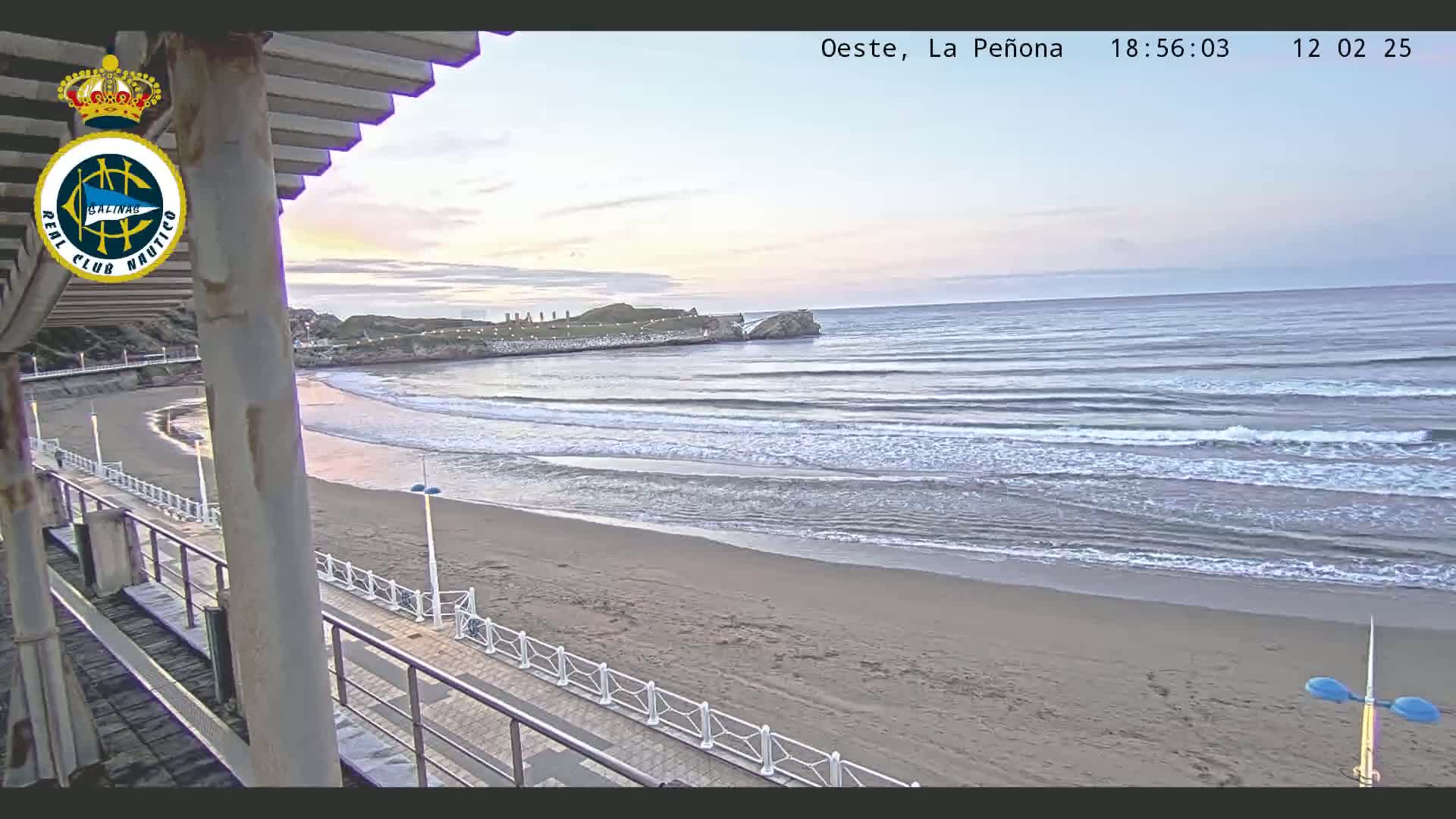 West Playa de Salinas Beach Live Cam - Avilés, Asturias, Spain