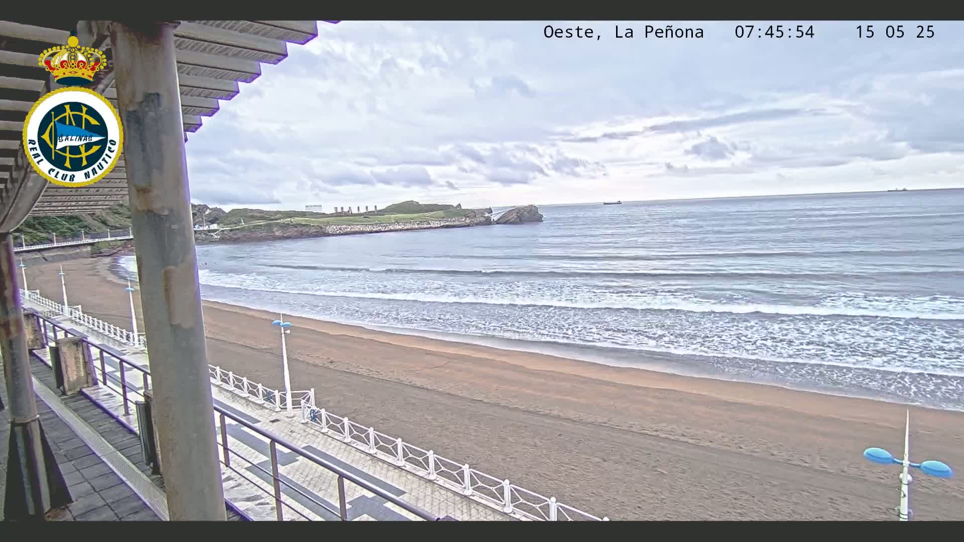West Playa de Salinas Beach Live Cam - Avilés, Asturias, Spain