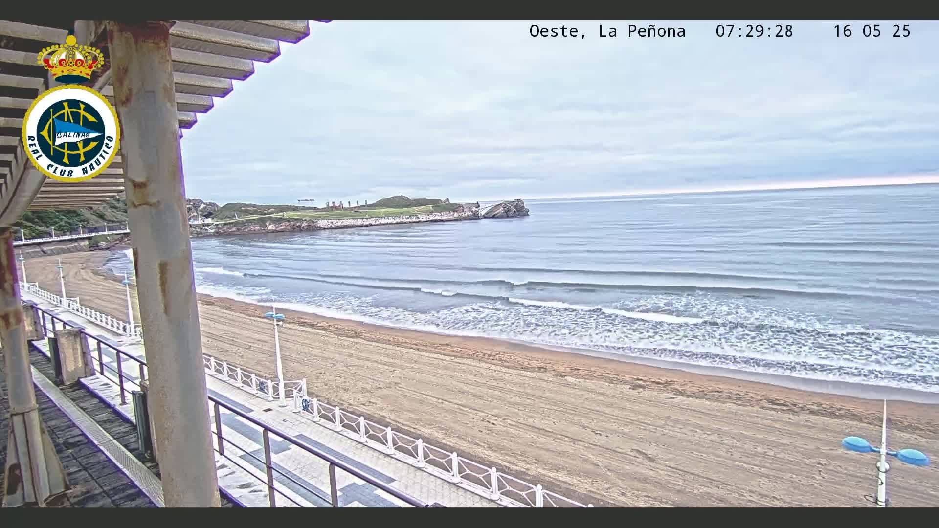 West Playa de Salinas Beach Live Cam - Avilés, Asturias, Spain