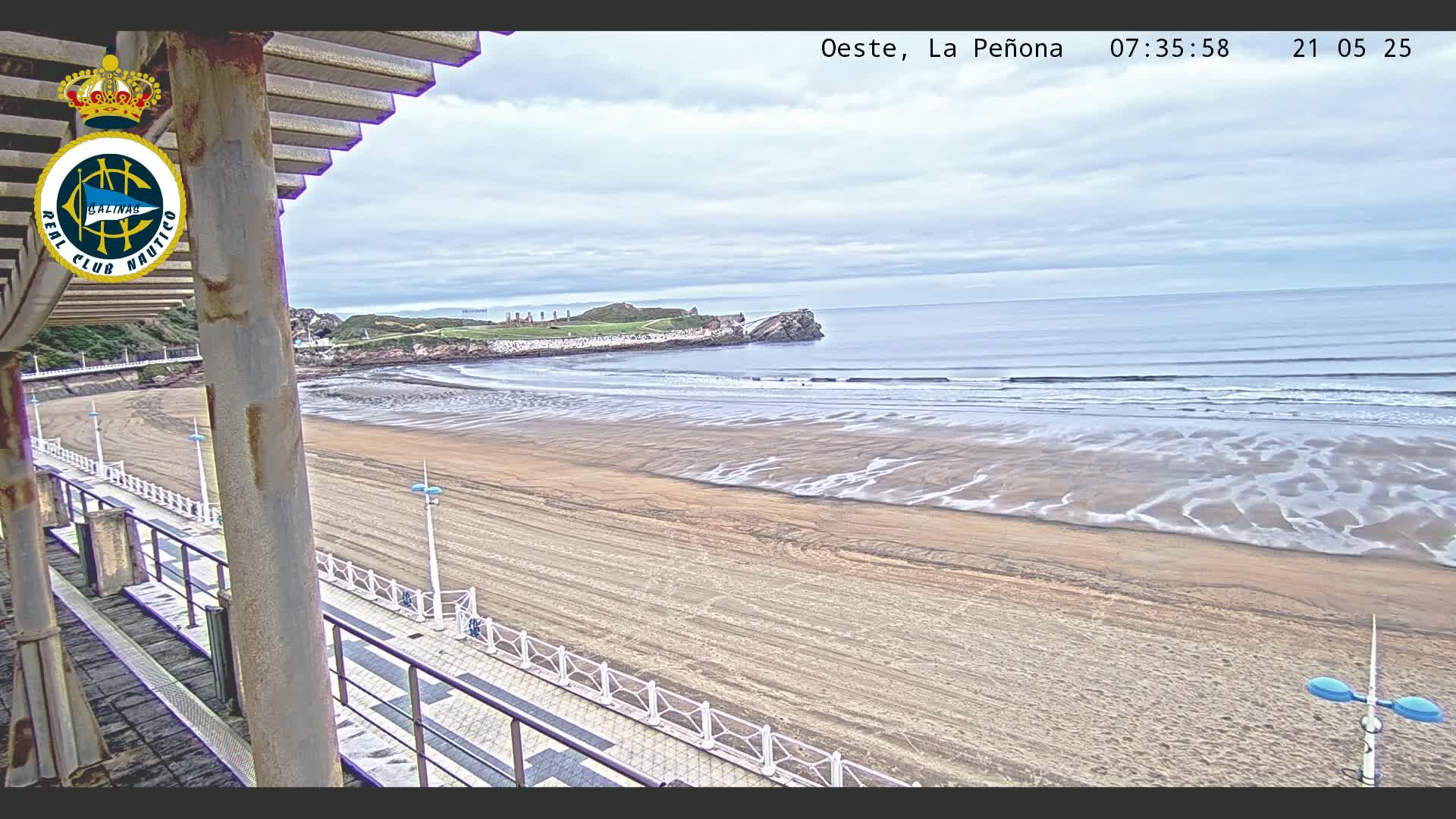 West Playa de Salinas Beach Live Cam - Avilés, Asturias, Spain