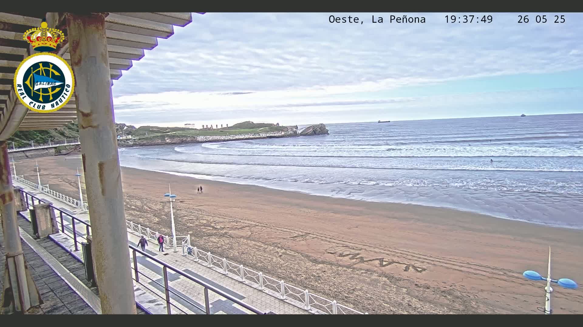 West Playa de Salinas Beach Live Cam - Avilés, Asturias, Spain