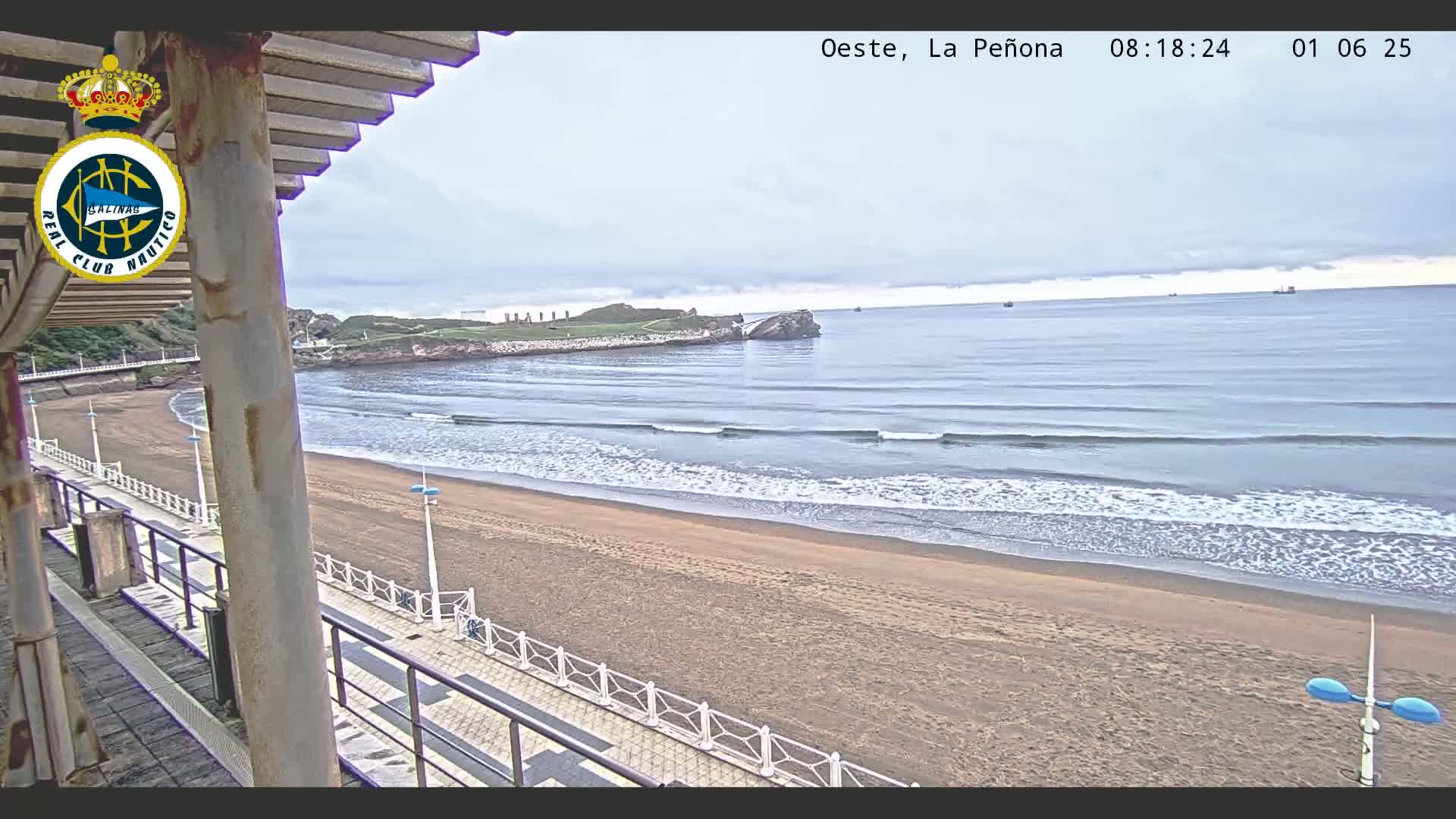 West Playa de Salinas Beach Live Cam - Avilés, Asturias, Spain