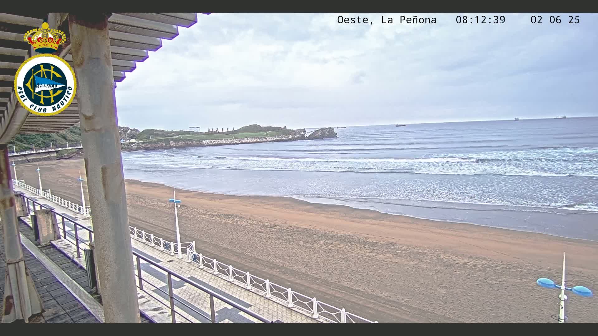 West Playa de Salinas Beach Live Cam - Avilés, Asturias, Spain