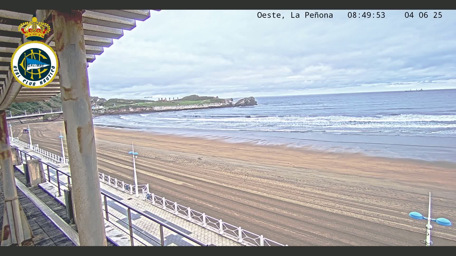 West Playa de Salinas Beach Live Cam - Avilés, Asturias, Spain