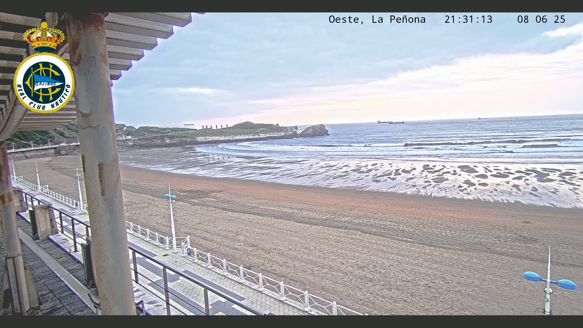 West Playa de Salinas Beach Live Cam - Avilés, Asturias, Spain