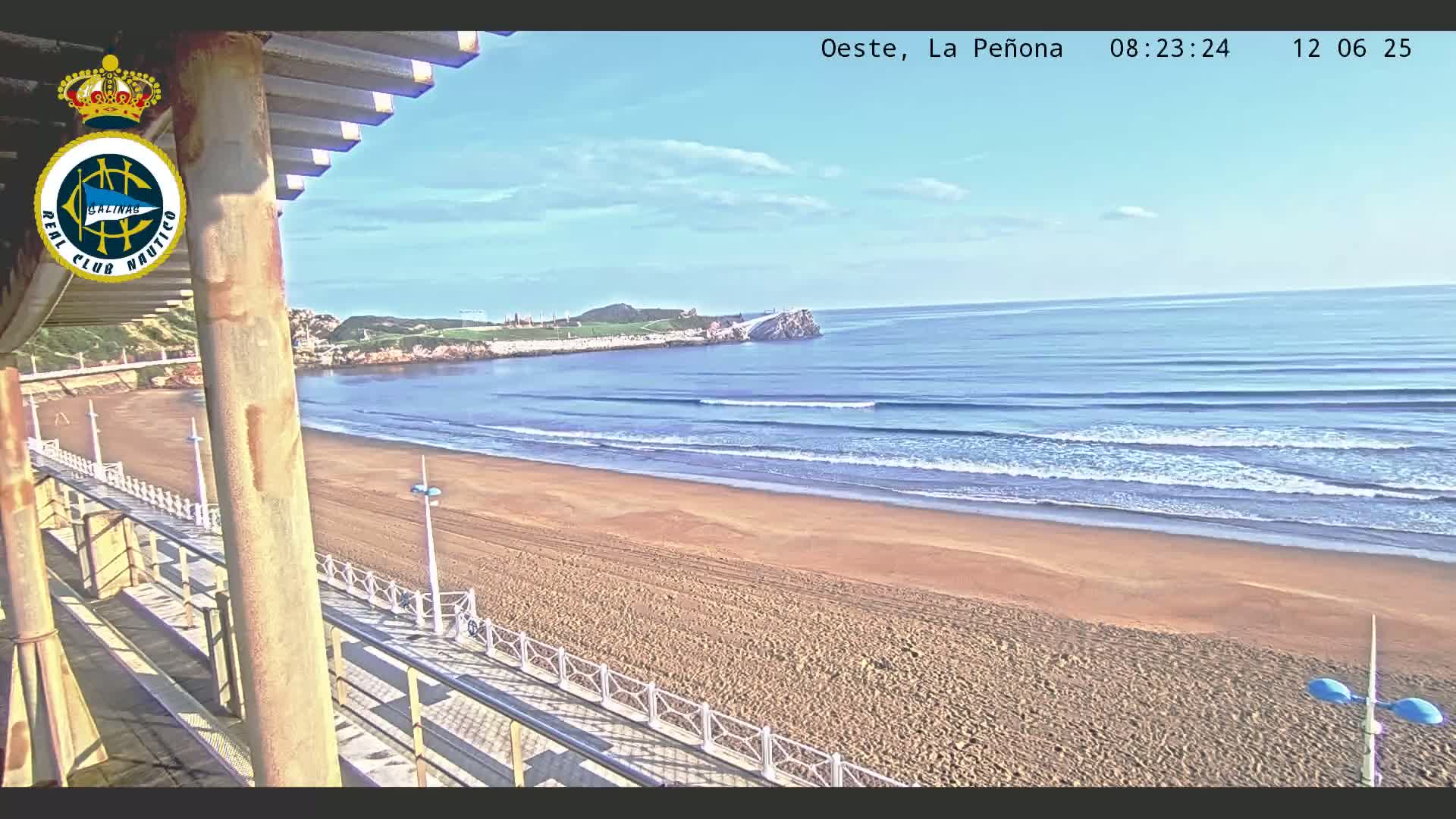 West Playa de Salinas Beach Live Cam - Avilés, Asturias, Spain