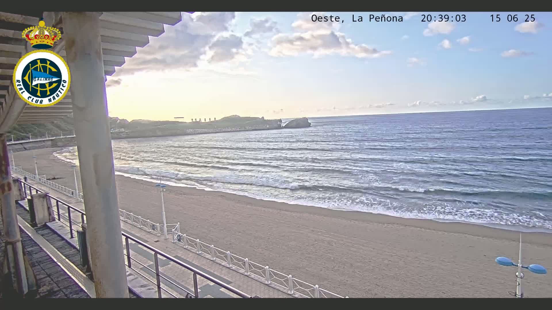 West Playa de Salinas Beach Live Cam - Avilés, Asturias, Spain