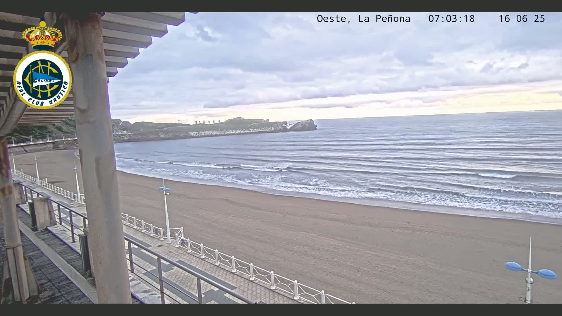 West Playa de Salinas Beach Live Cam - Avilés, Asturias, Spain