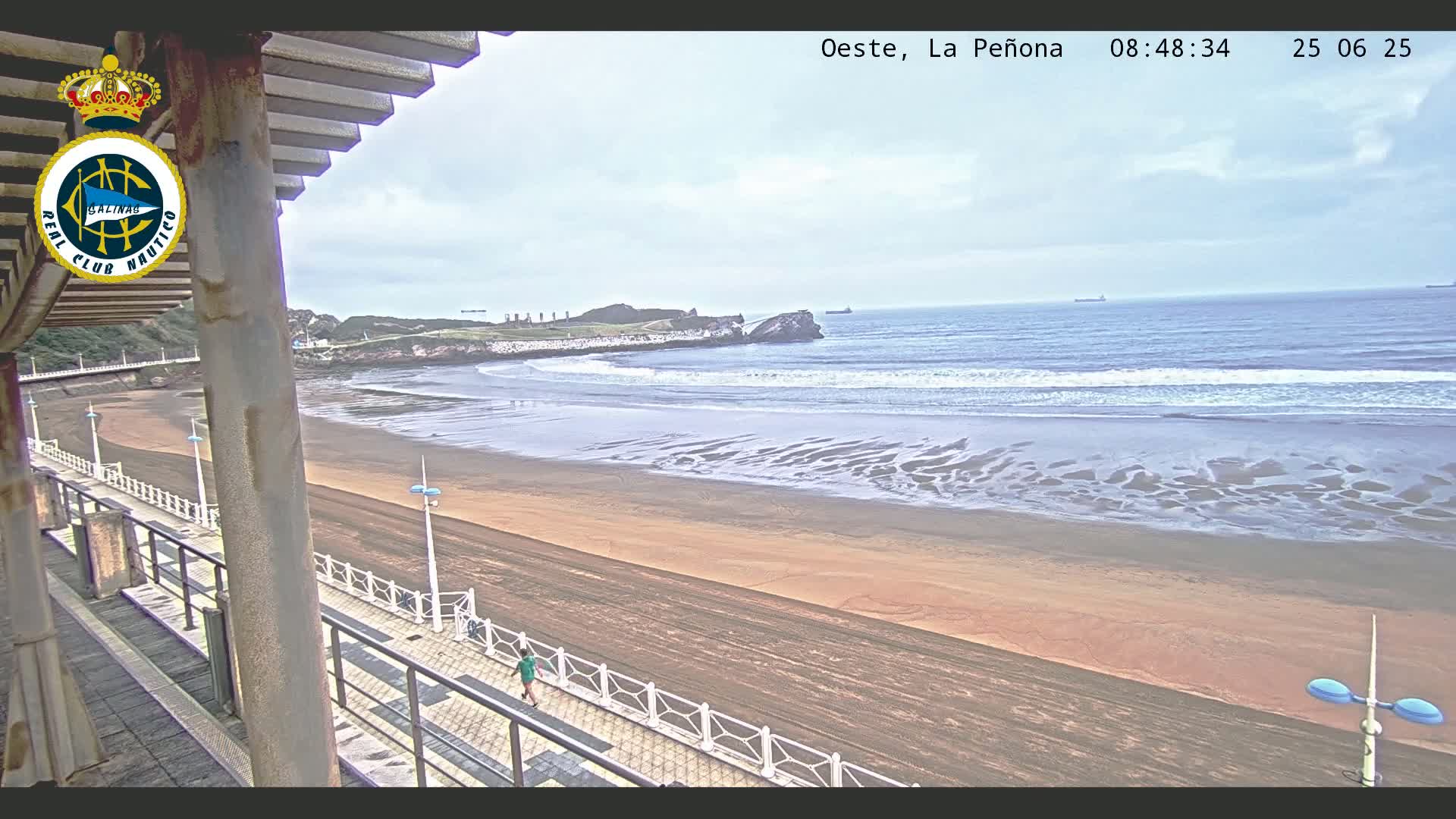 West Playa de Salinas Beach Live Cam - Avilés, Asturias, Spain