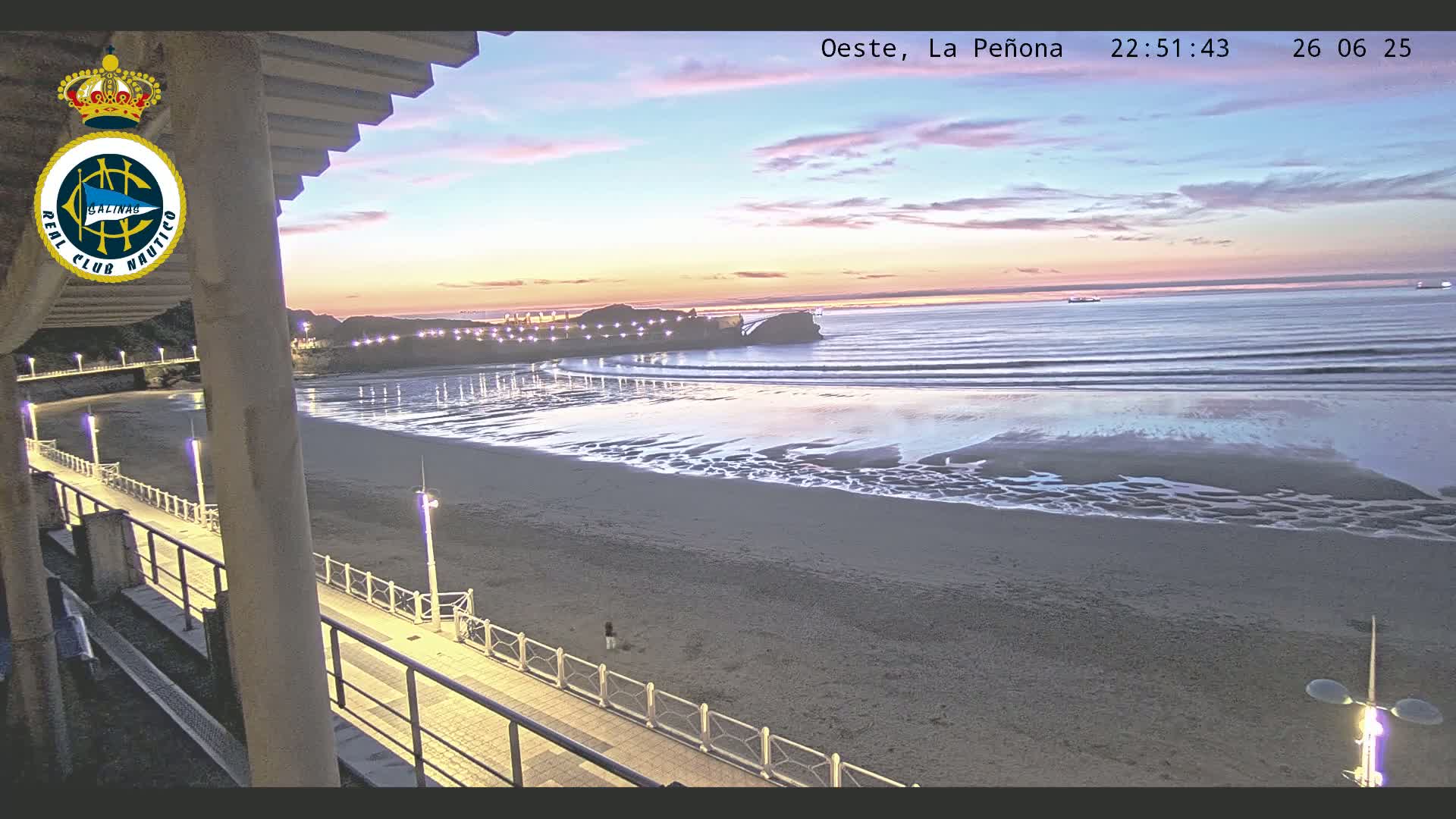 West Playa de Salinas Beach Live Cam - Avilés, Asturias, Spain