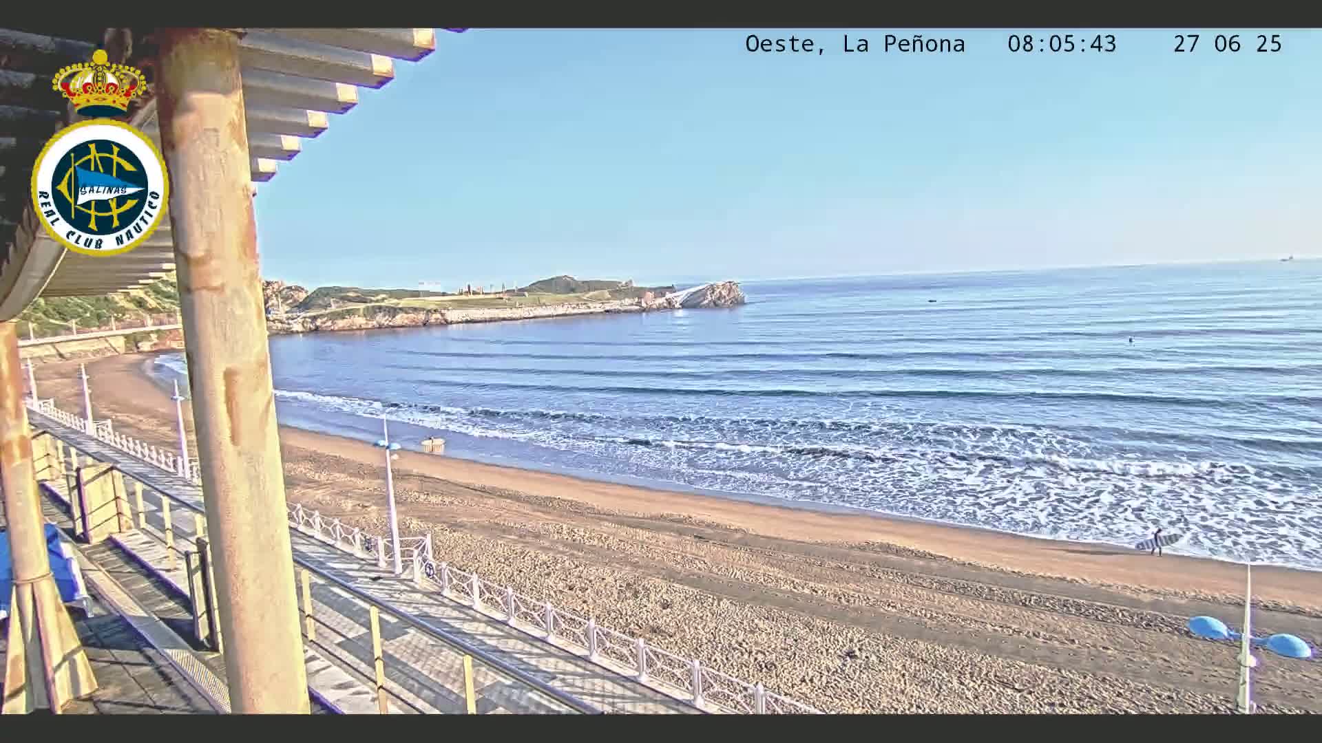 West Playa de Salinas Beach Live Cam - Avilés, Asturias, Spain