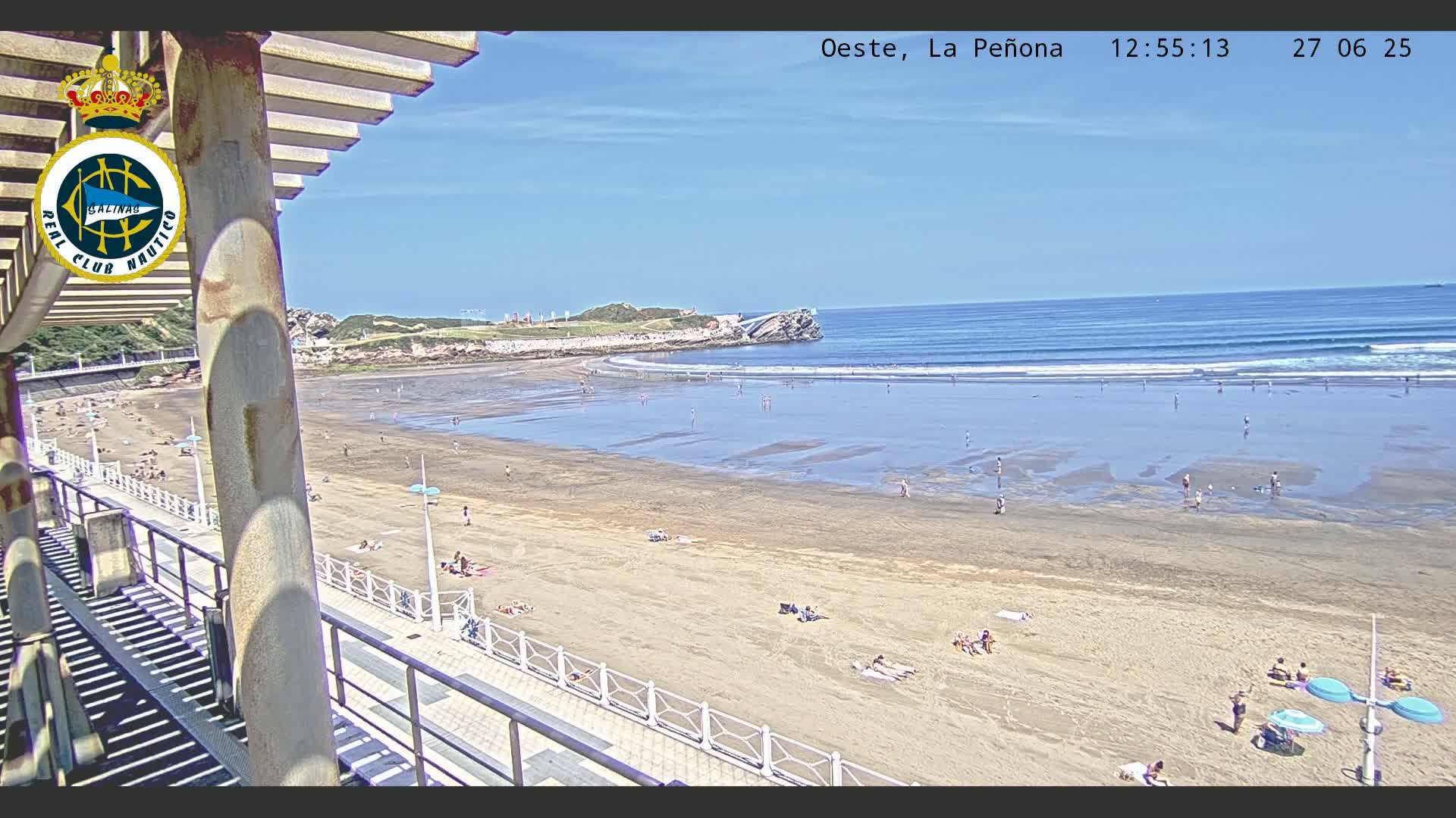 West Playa de Salinas Beach Live Cam - Avilés, Asturias, Spain