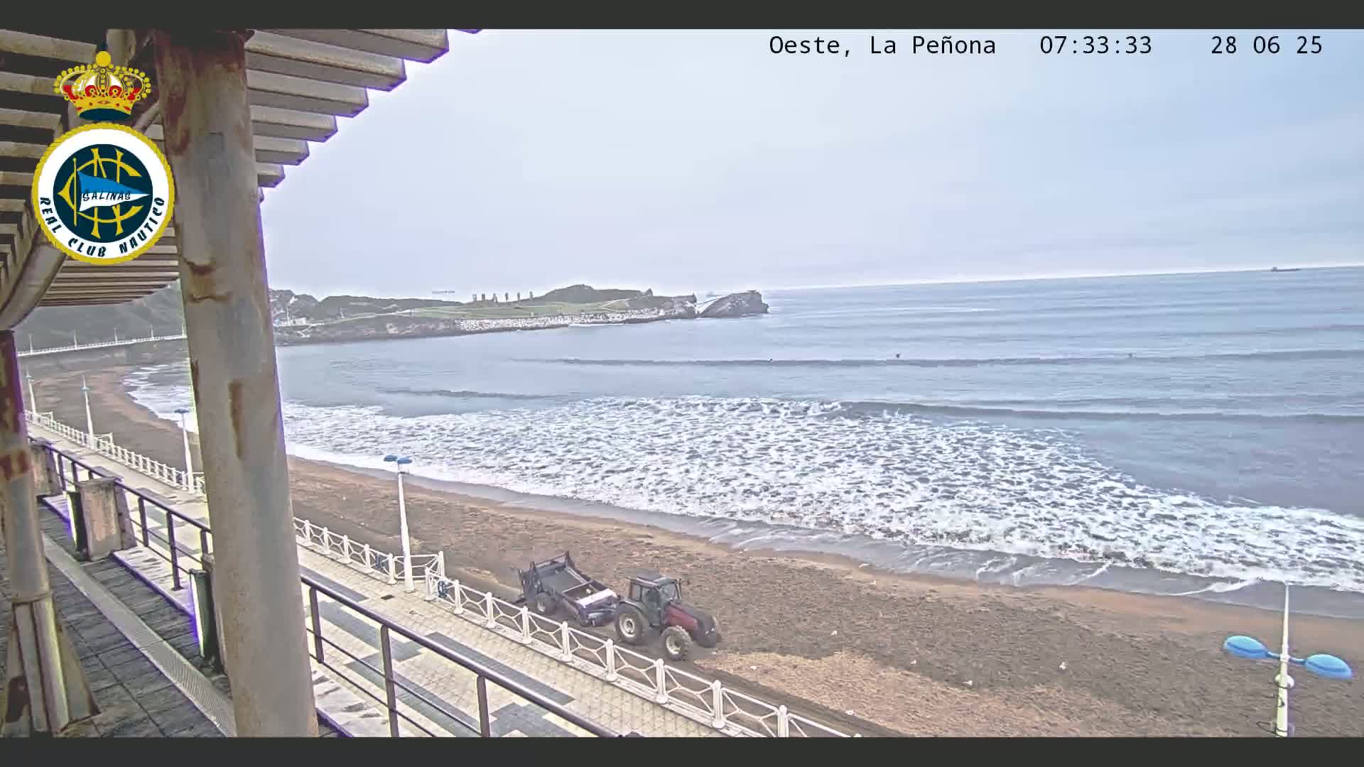 West Playa de Salinas Beach Live Cam - Avilés, Asturias, Spain