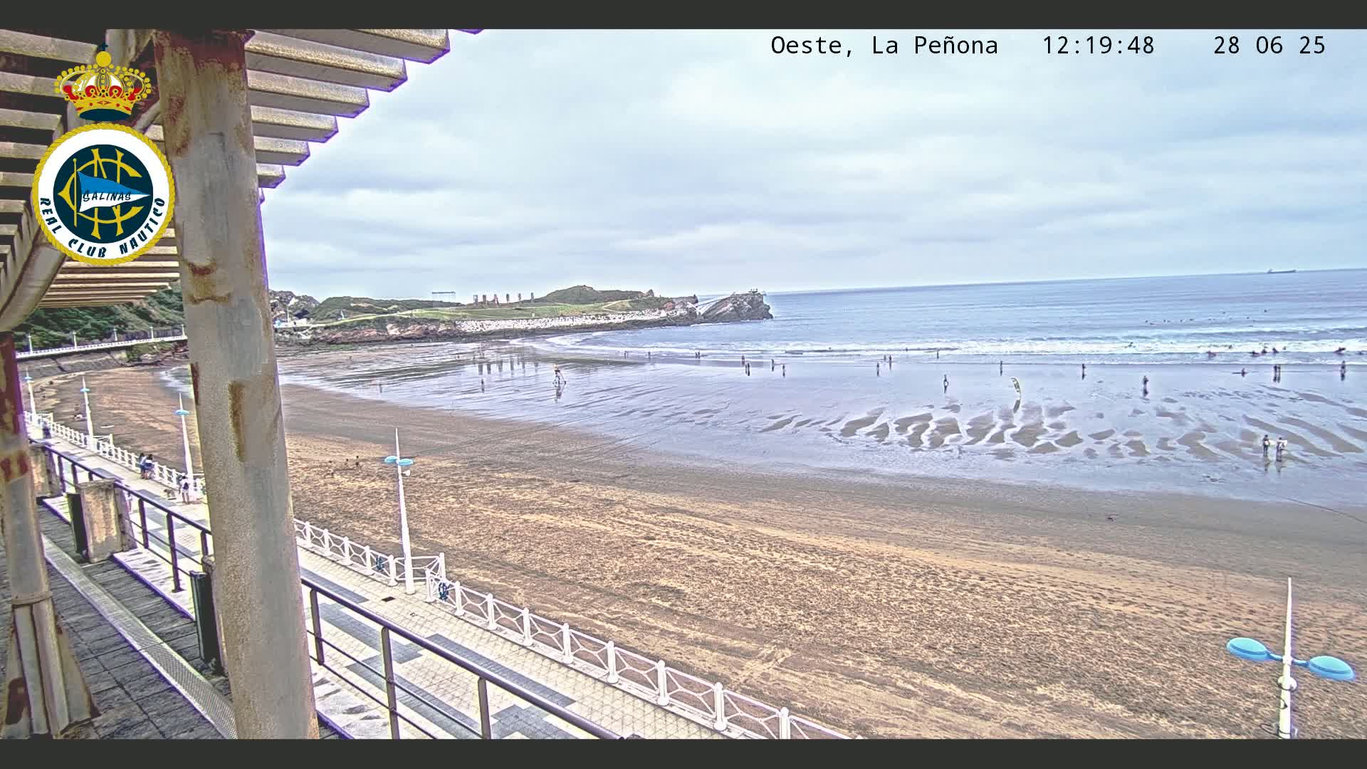 West Playa de Salinas Beach Live Cam - Avilés, Asturias, Spain