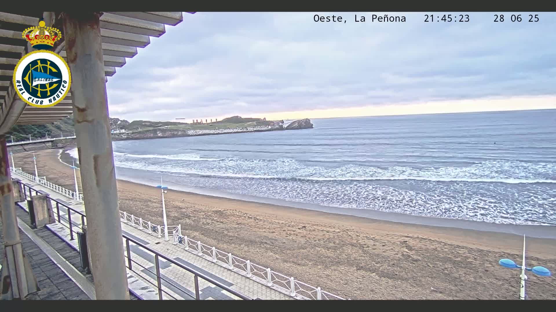 West Playa de Salinas Beach Live Cam - Avilés, Asturias, Spain