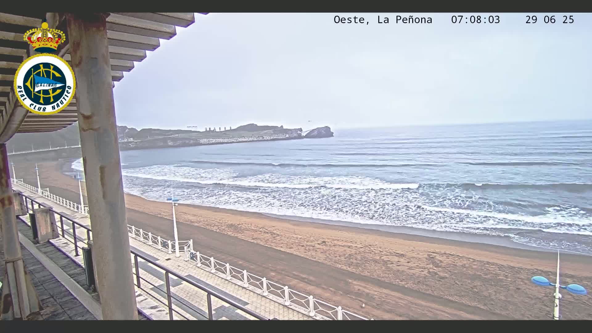 West Playa de Salinas Beach Live Cam - Avilés, Asturias, Spain