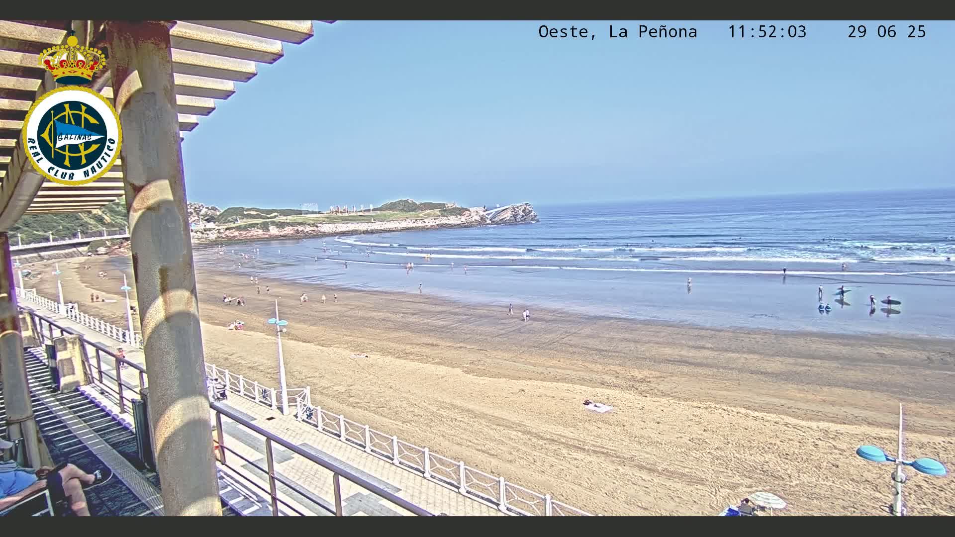 West Playa de Salinas Beach Live Cam - Avilés, Asturias, Spain