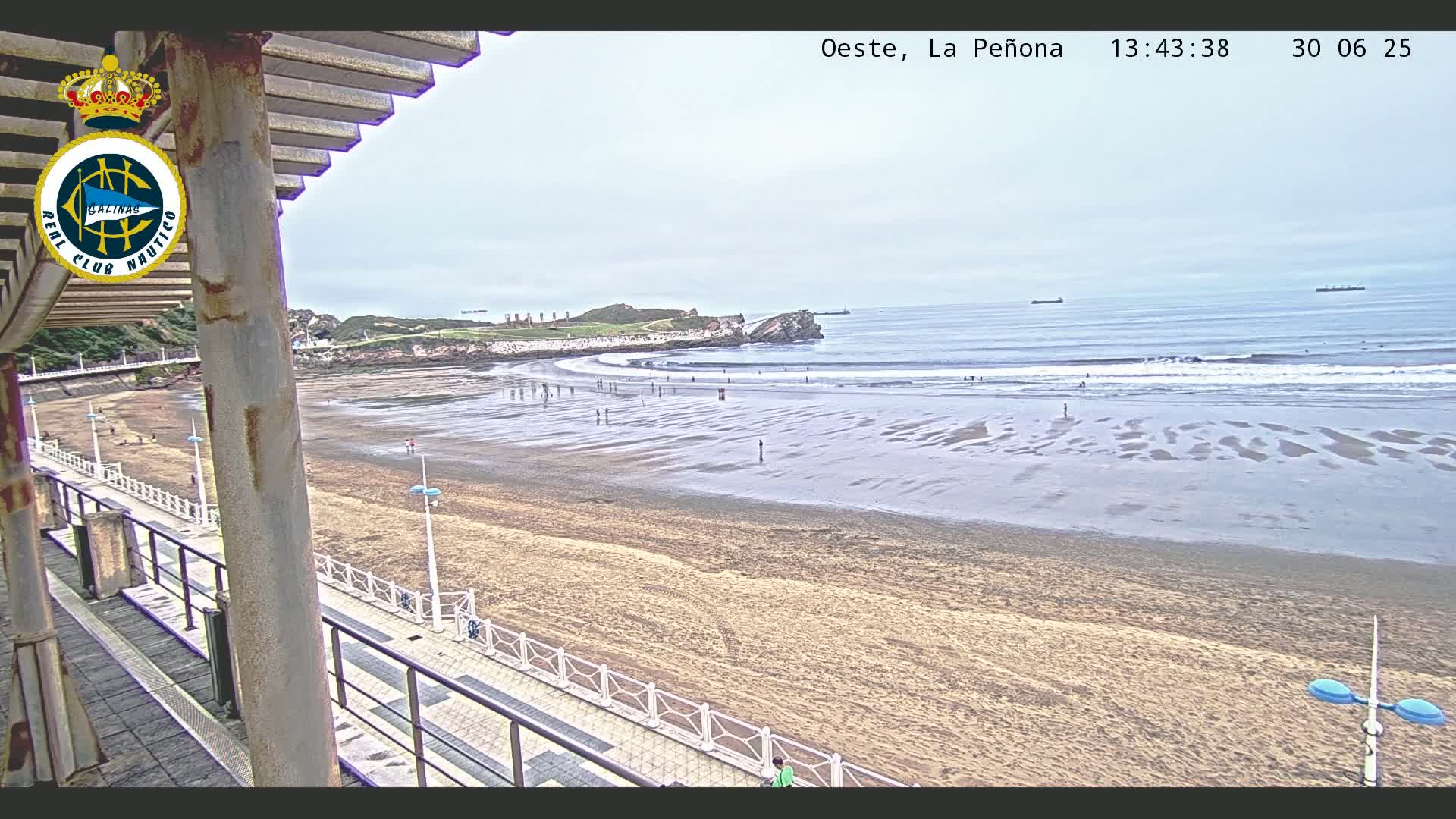 West Playa de Salinas Beach Live Cam - Avilés, Asturias, Spain