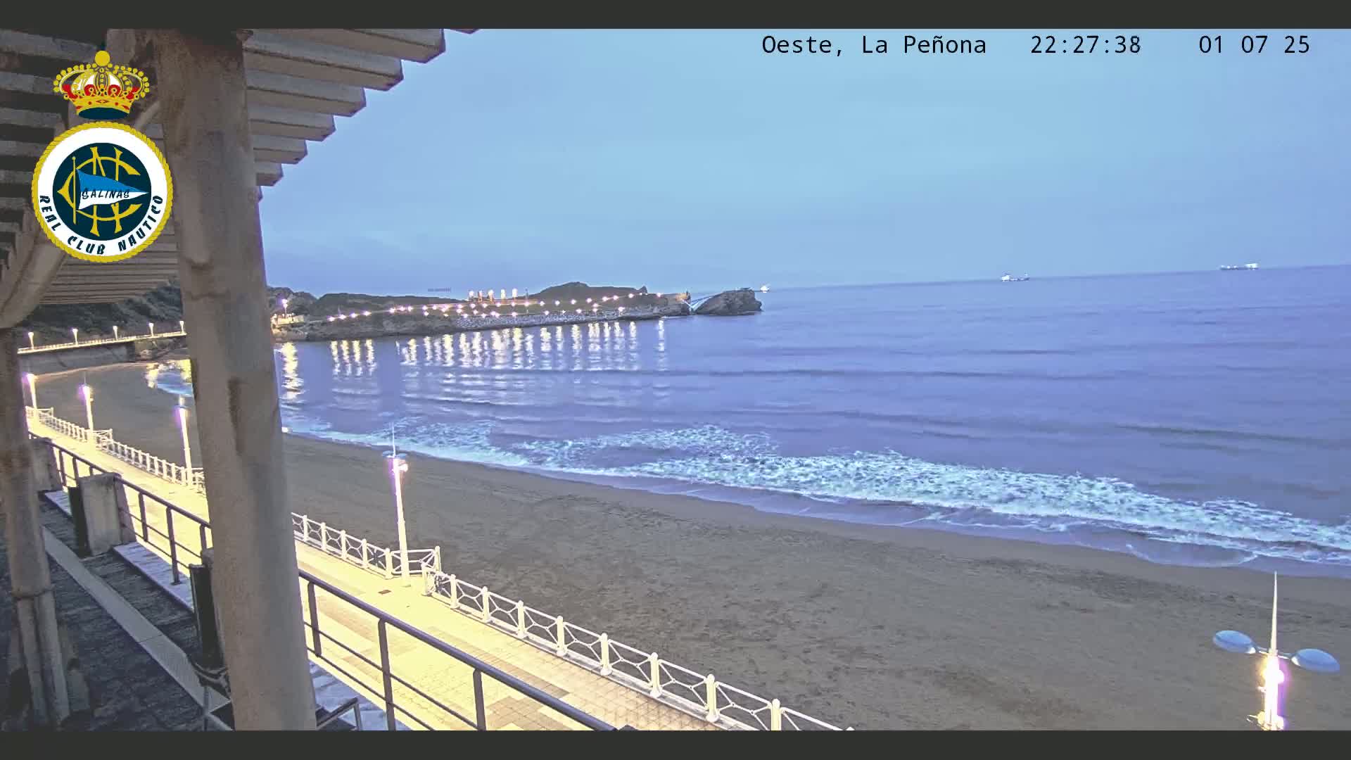 West Playa de Salinas Beach Live Cam - Avilés, Asturias, Spain
