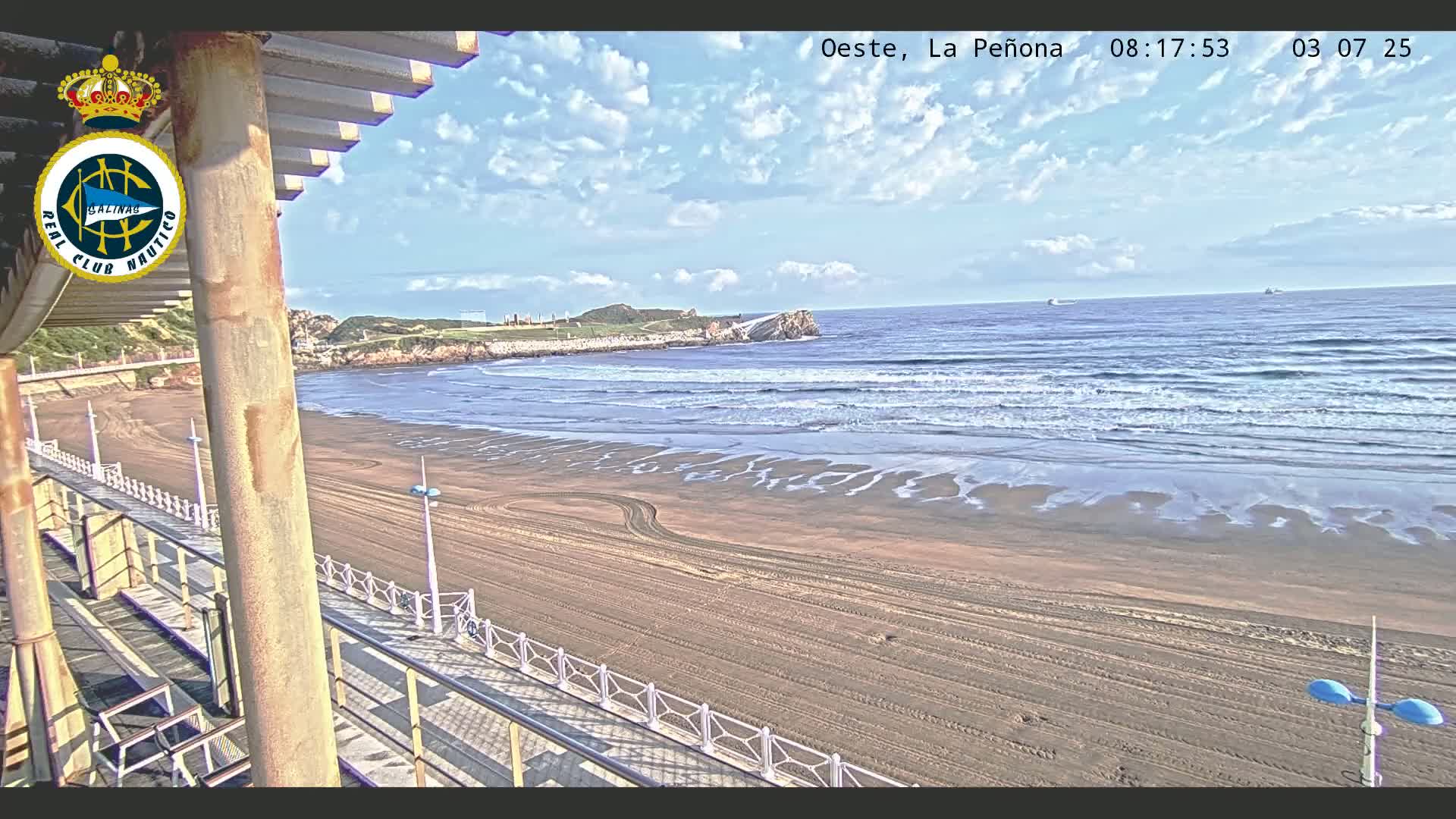 West Playa de Salinas Beach Live Cam - Avilés, Asturias, Spain