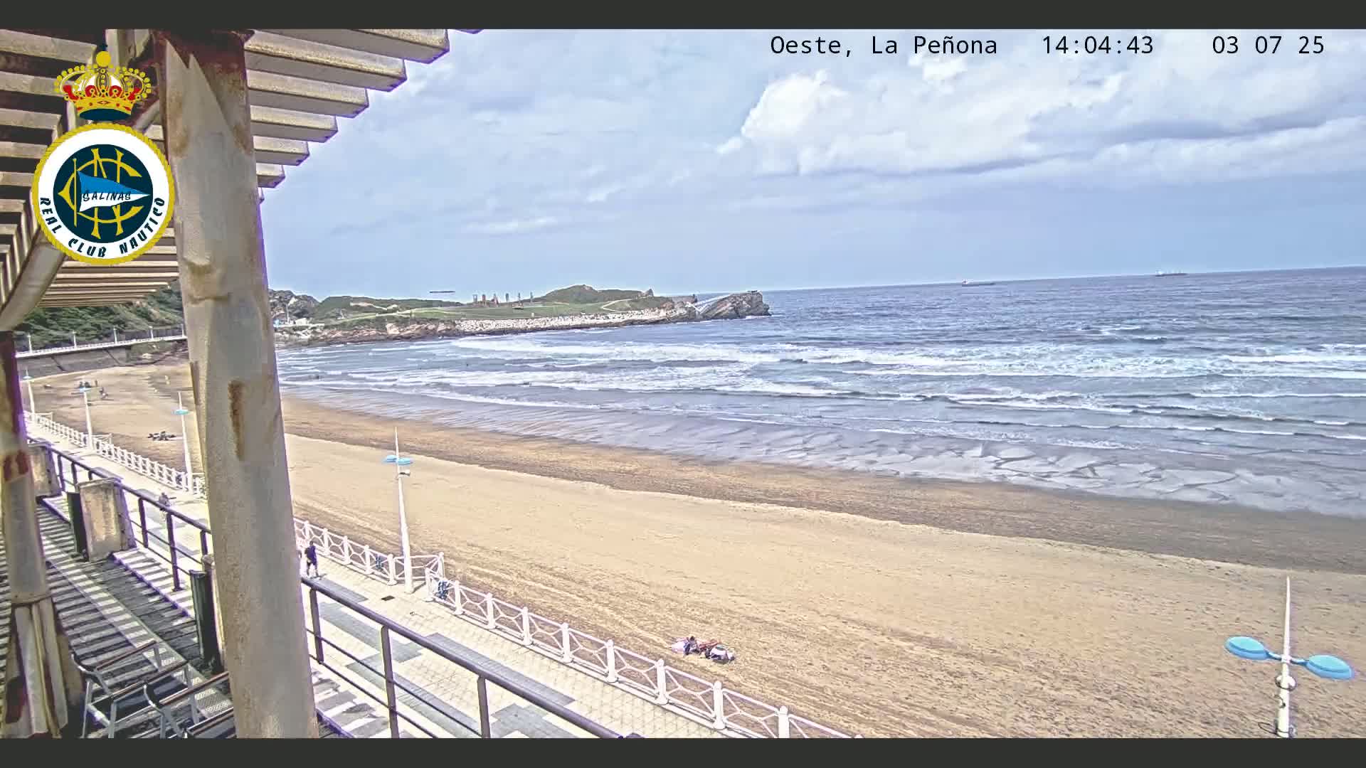 West Playa de Salinas Beach Live Cam - Avilés, Asturias, Spain