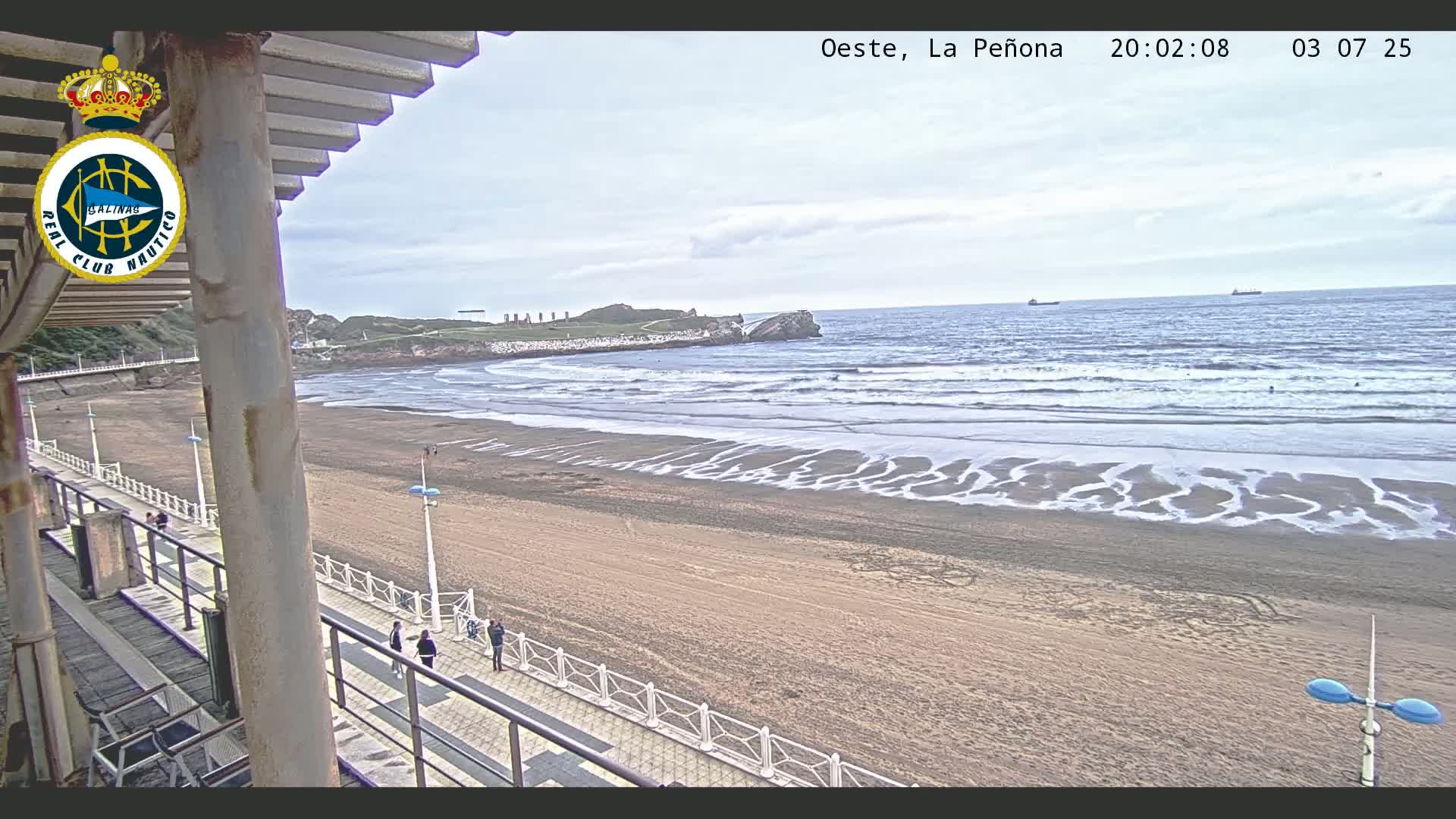 West Playa de Salinas Beach Live Cam - Avilés, Asturias, Spain