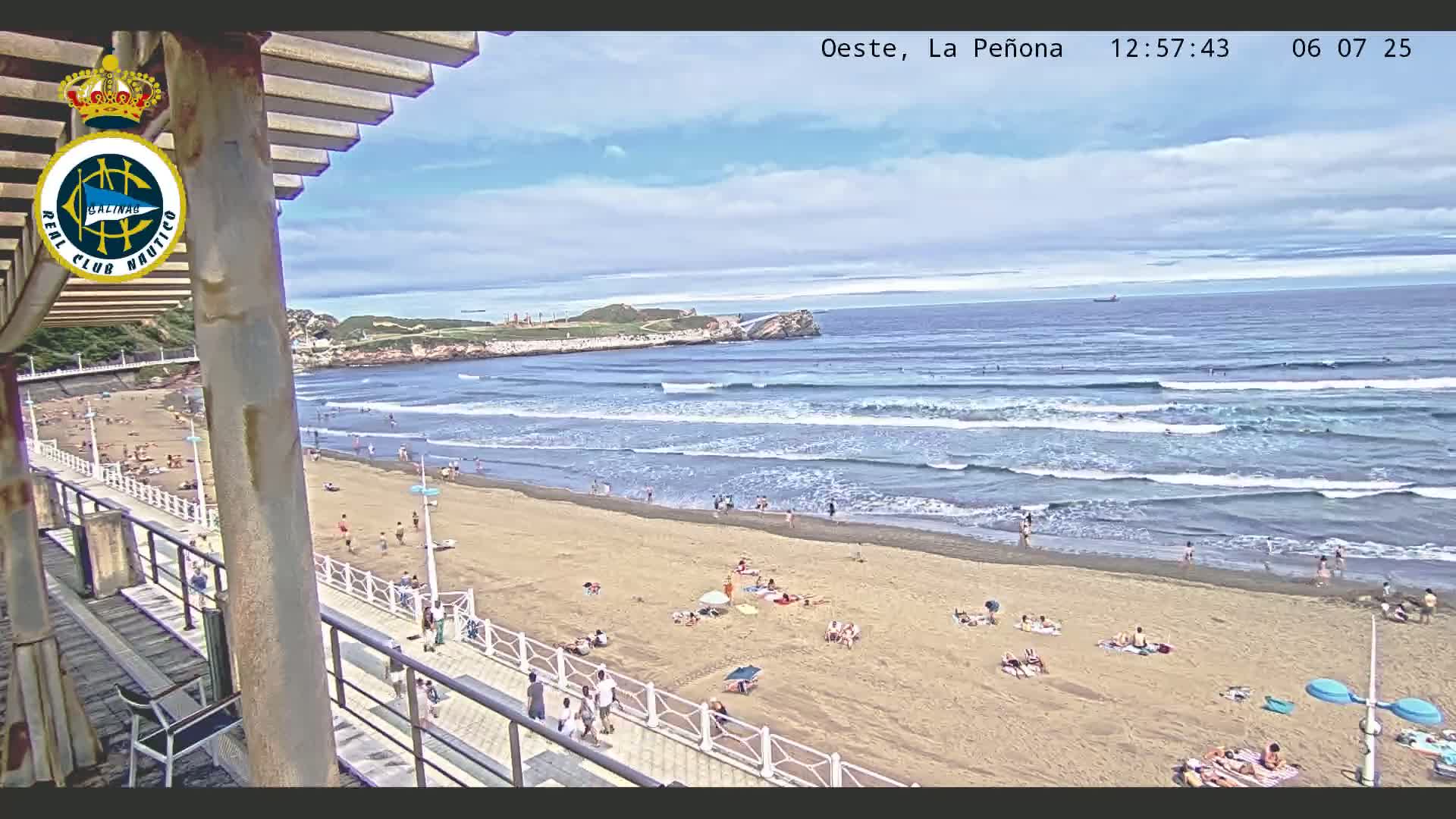 West Playa de Salinas Beach Live Cam - Avilés, Asturias, Spain
