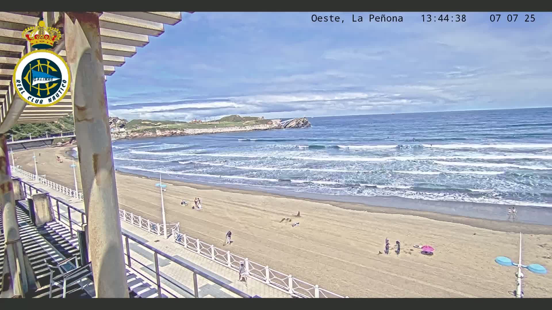 West Playa de Salinas Beach Live Cam - Avilés, Asturias, Spain