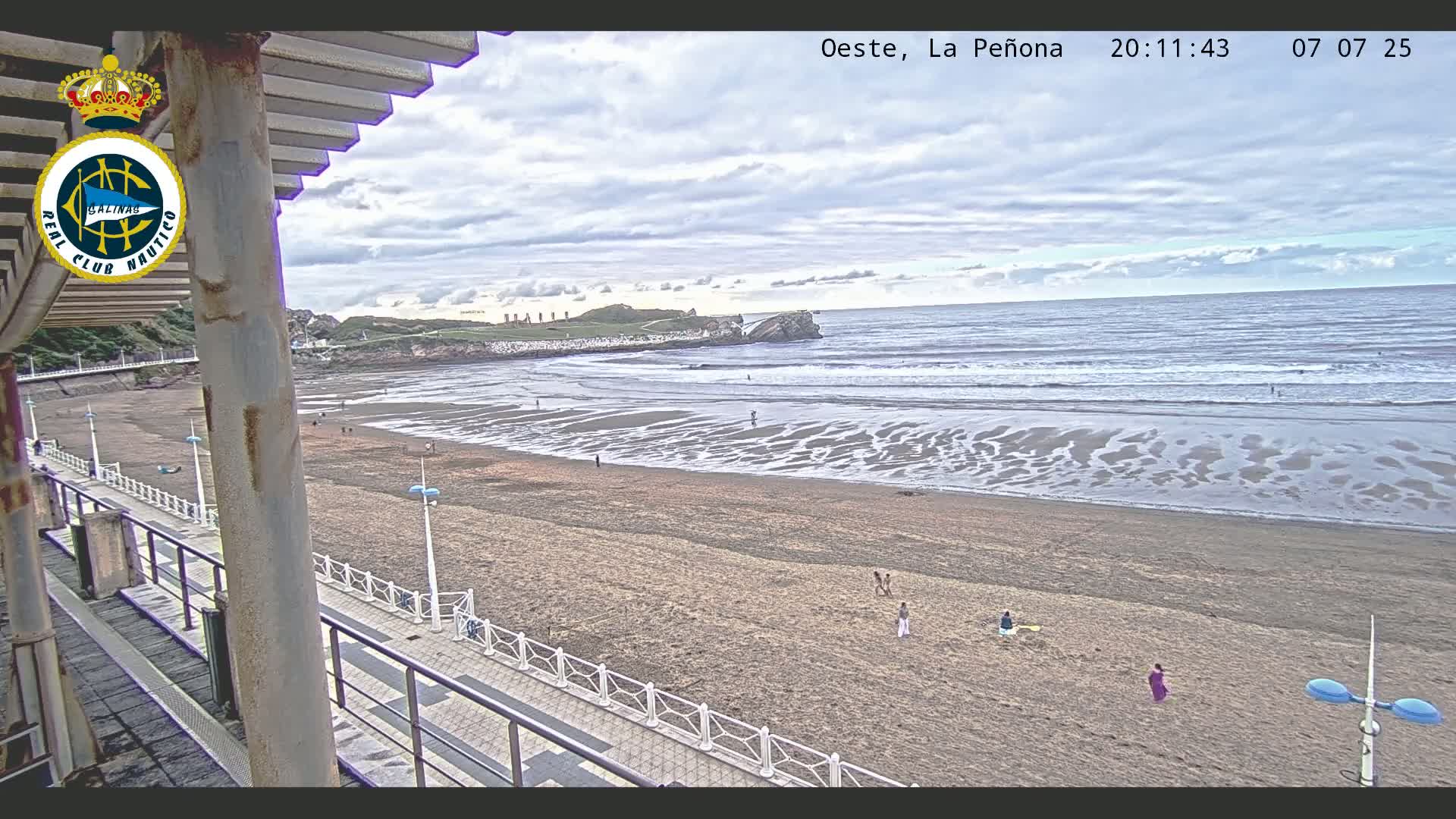 West Playa de Salinas Beach Live Cam - Avilés, Asturias, Spain