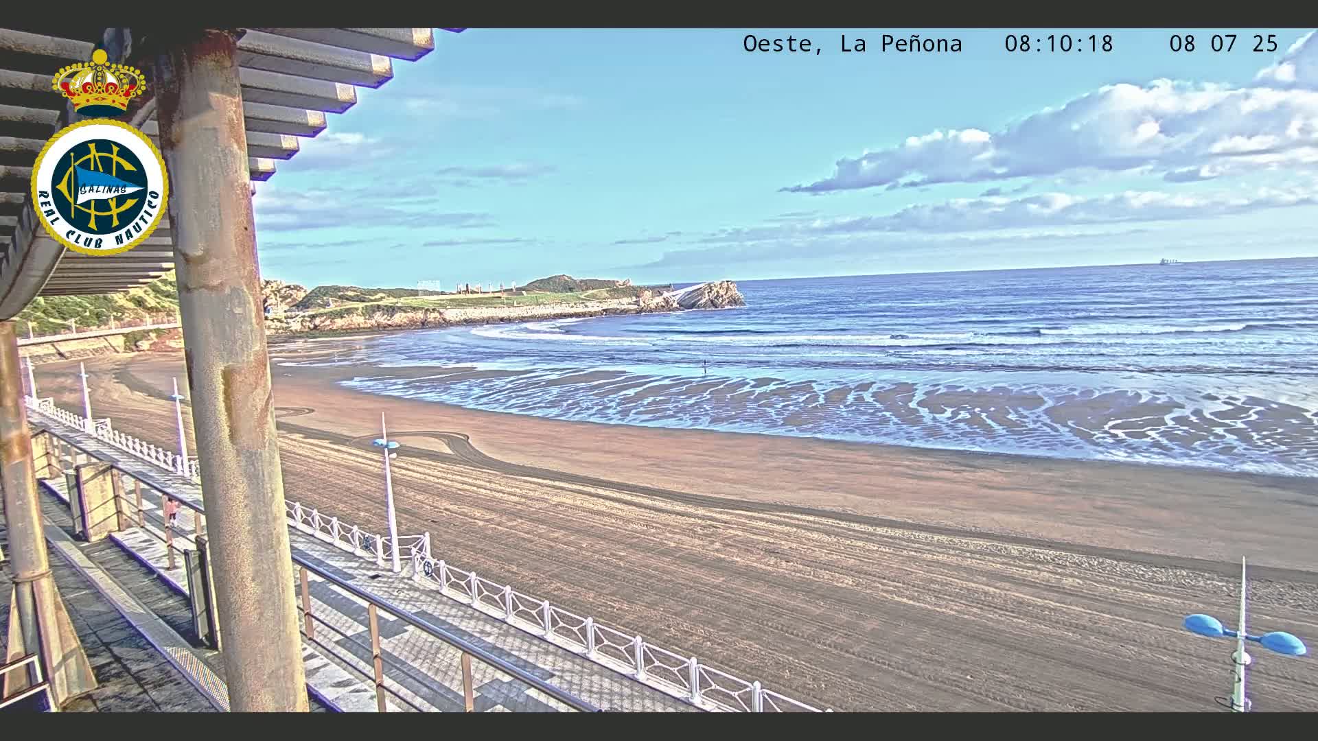 West Playa de Salinas Beach Live Cam - Avilés, Asturias, Spain