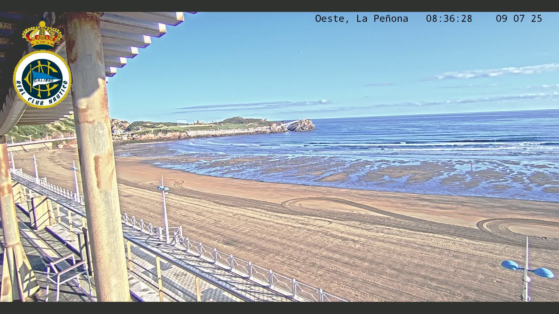 West Playa de Salinas Beach Live Cam - Avilés, Asturias, Spain
