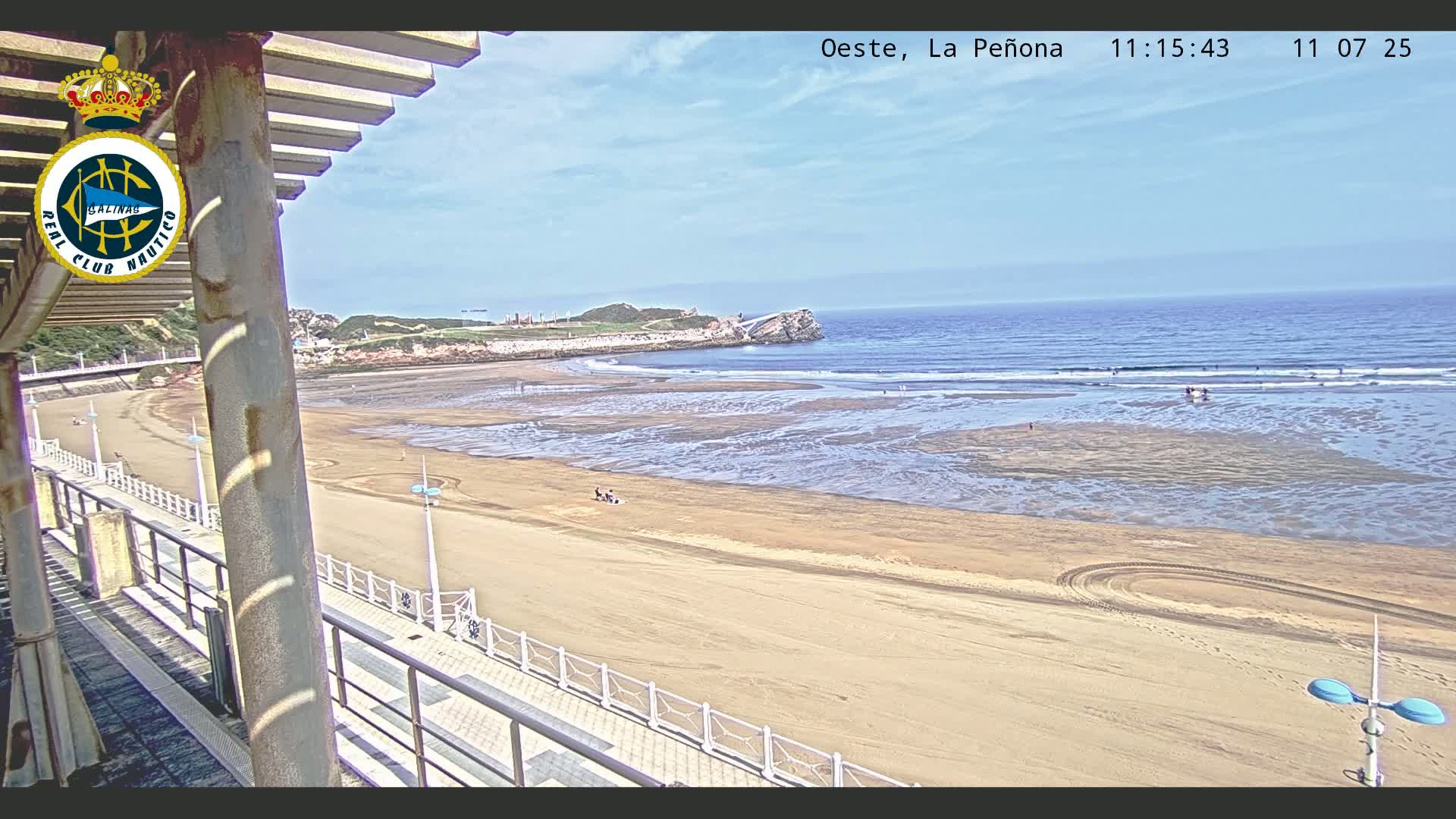 West Playa de Salinas Beach Live Cam - Avilés, Asturias, Spain