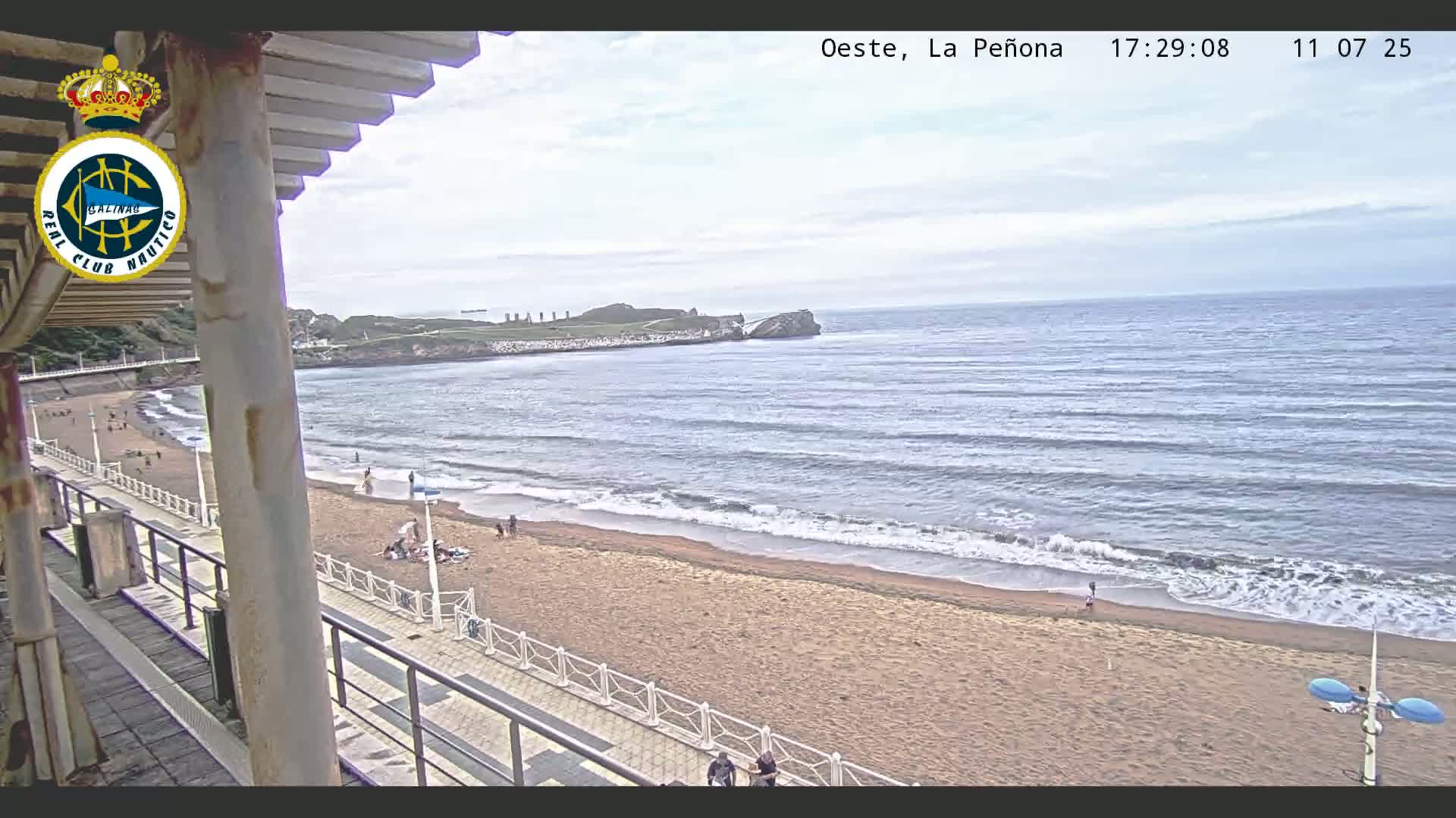West Playa de Salinas Beach Live Cam - Avilés, Asturias, Spain