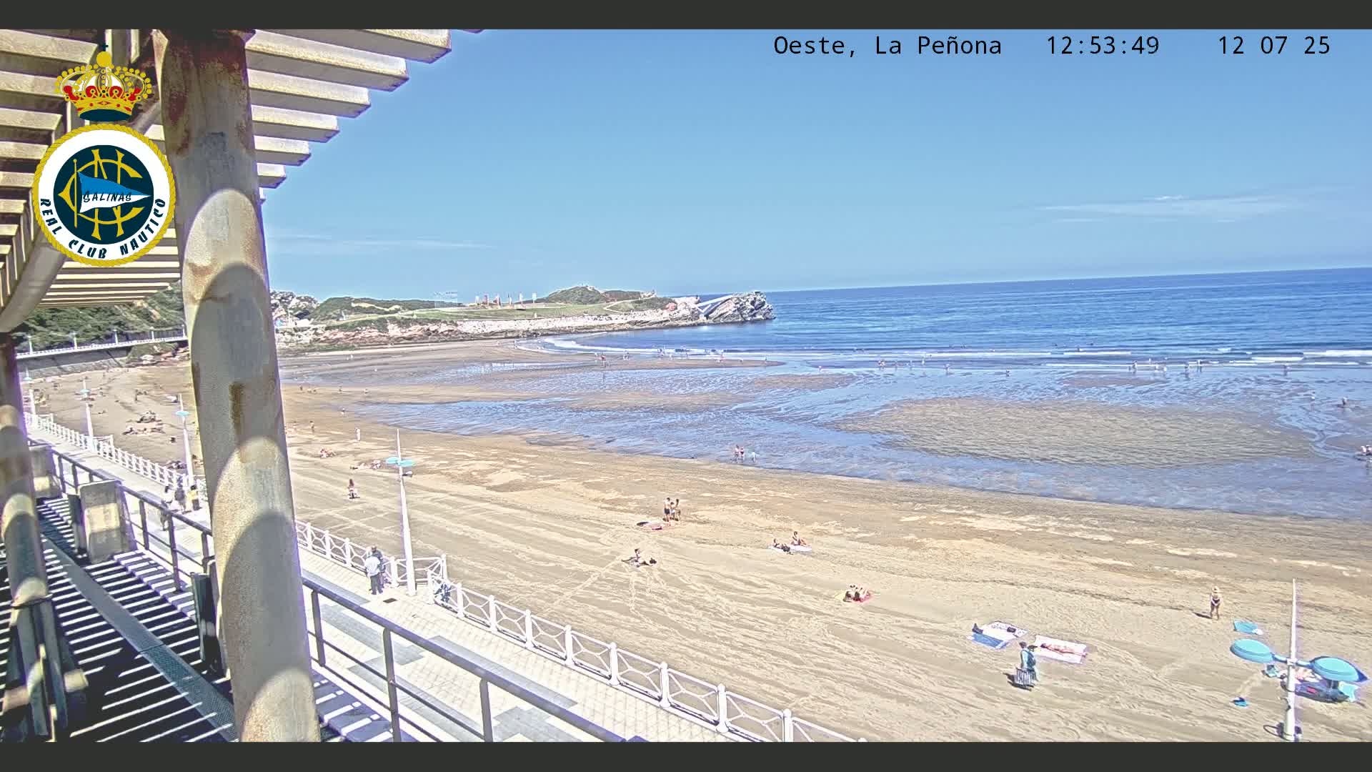 West Playa de Salinas Beach Live Cam - Avilés, Asturias, Spain
