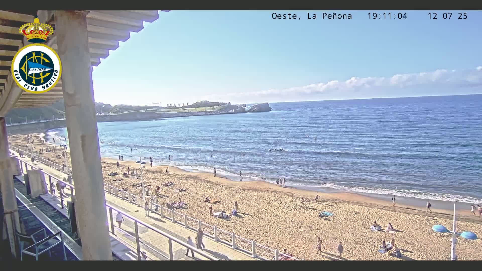 West Playa de Salinas Beach Live Cam - Avilés, Asturias, Spain
