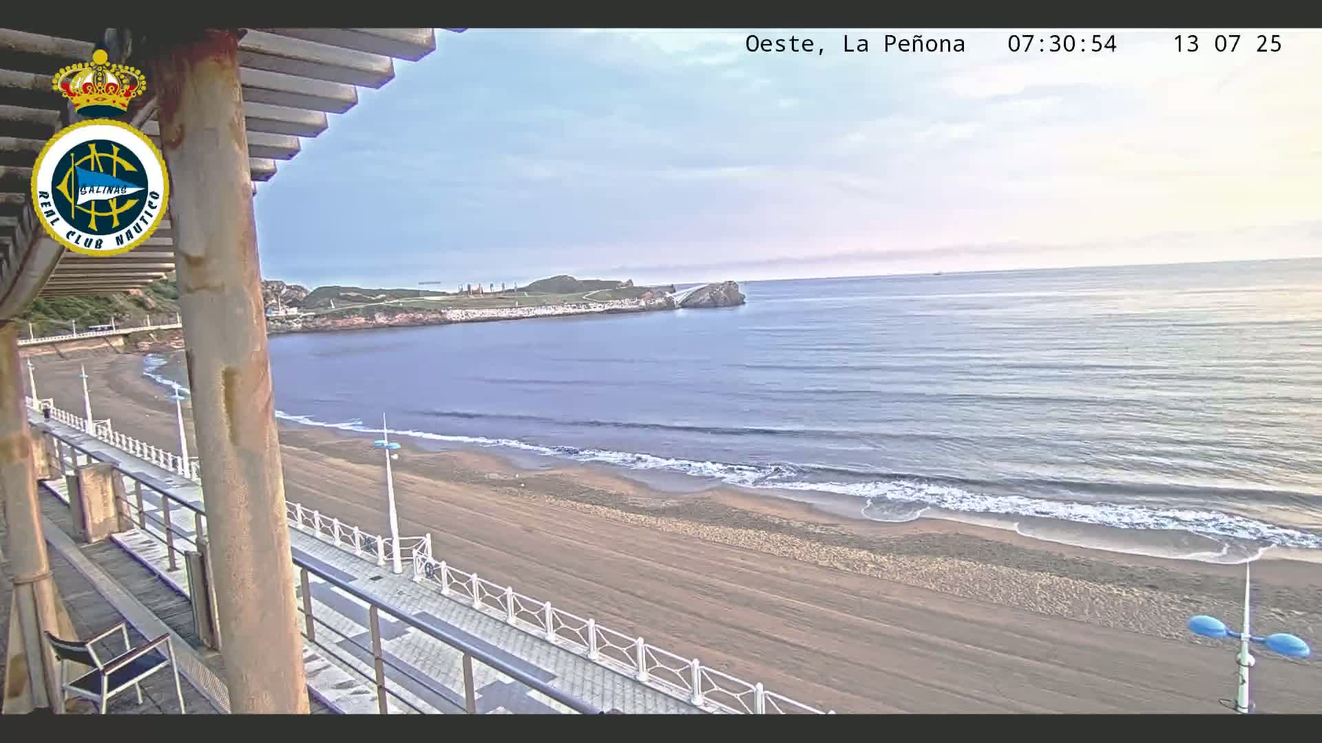 West Playa de Salinas Beach Live Cam - Avilés, Asturias, Spain