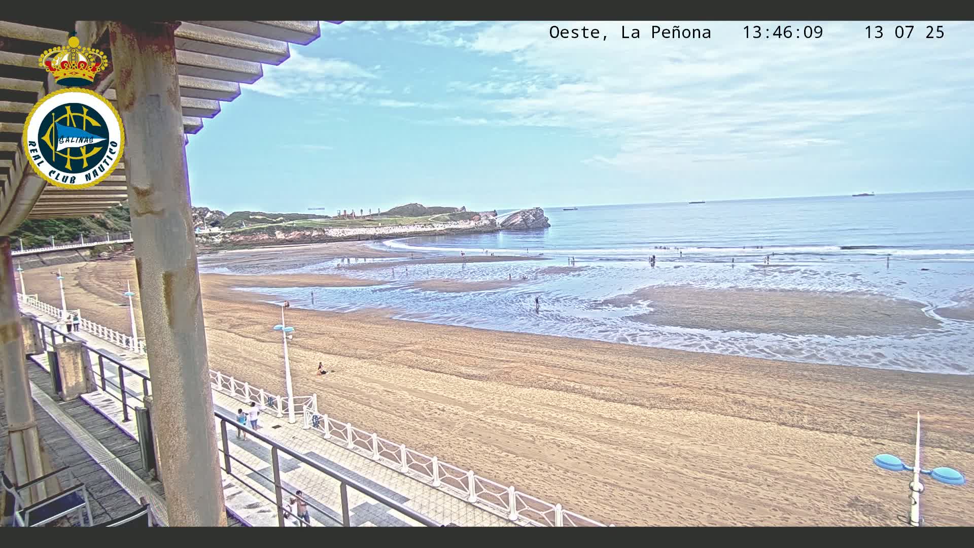 West Playa de Salinas Beach Live Cam - Avilés, Asturias, Spain