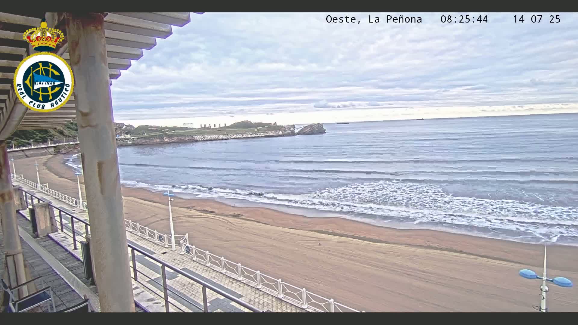 West Playa de Salinas Beach Live Cam - Avilés, Asturias, Spain