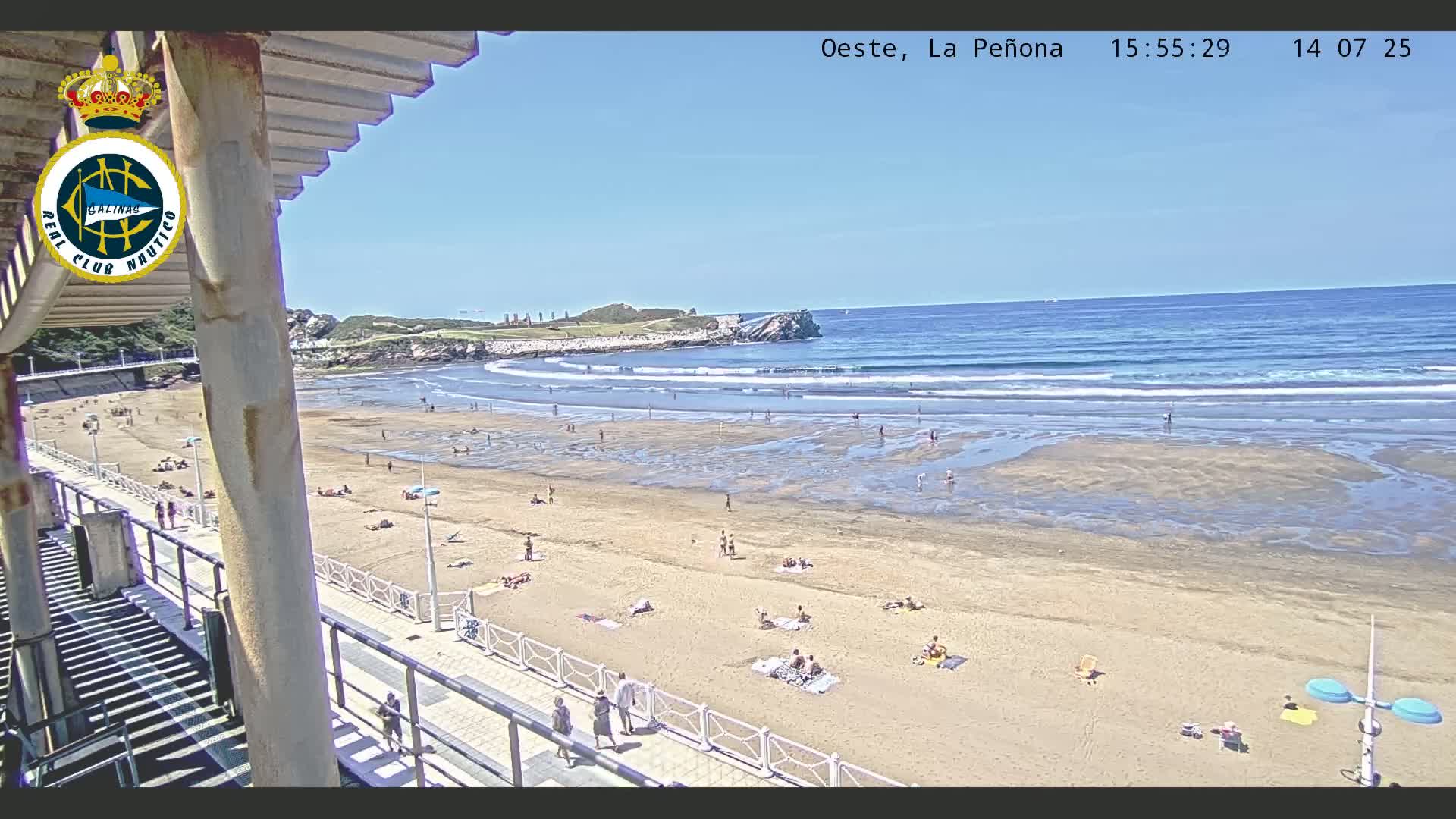 West Playa de Salinas Beach Live Cam - Avilés, Asturias, Spain
