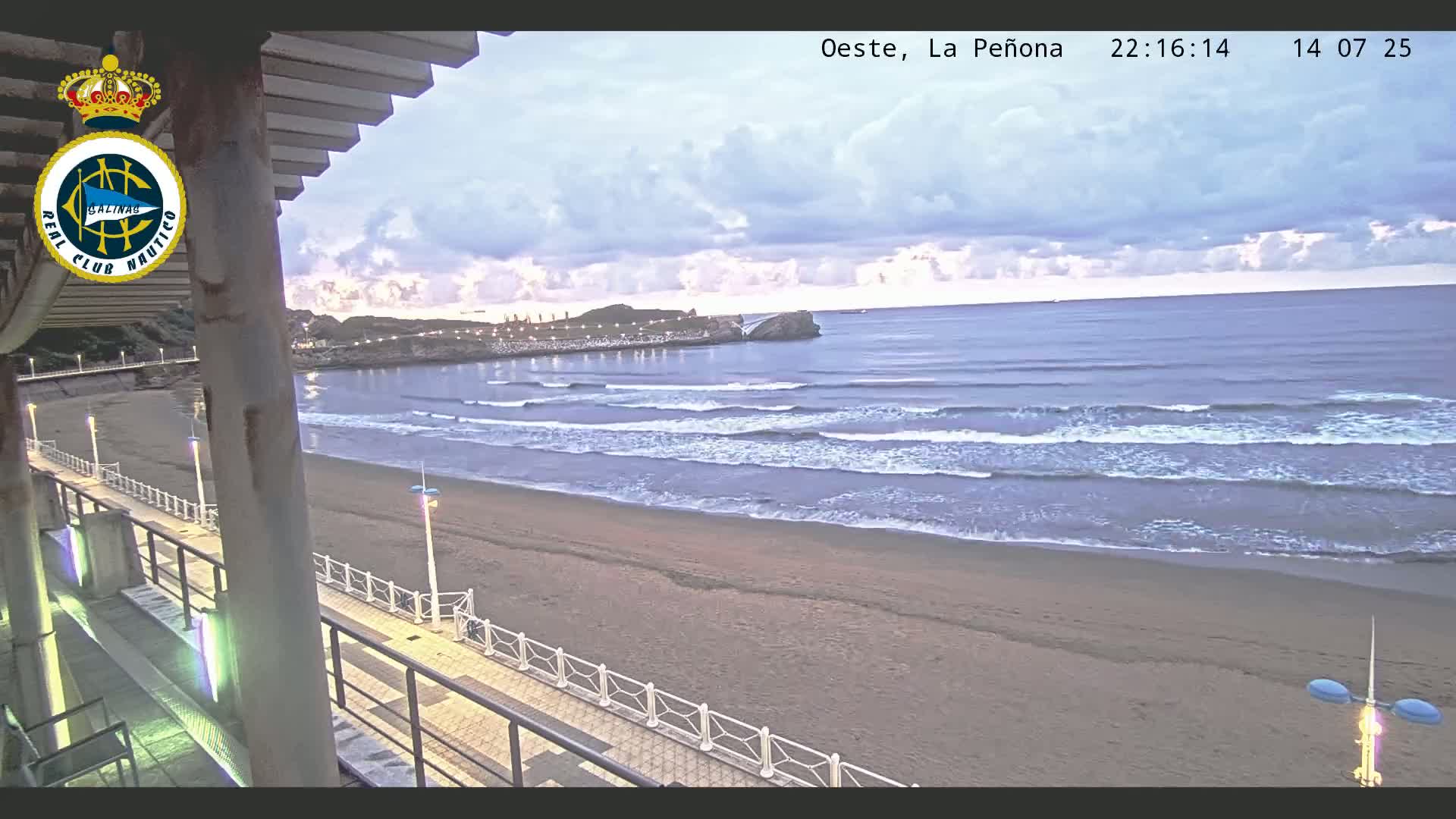 West Playa de Salinas Beach Live Cam - Avilés, Asturias, Spain