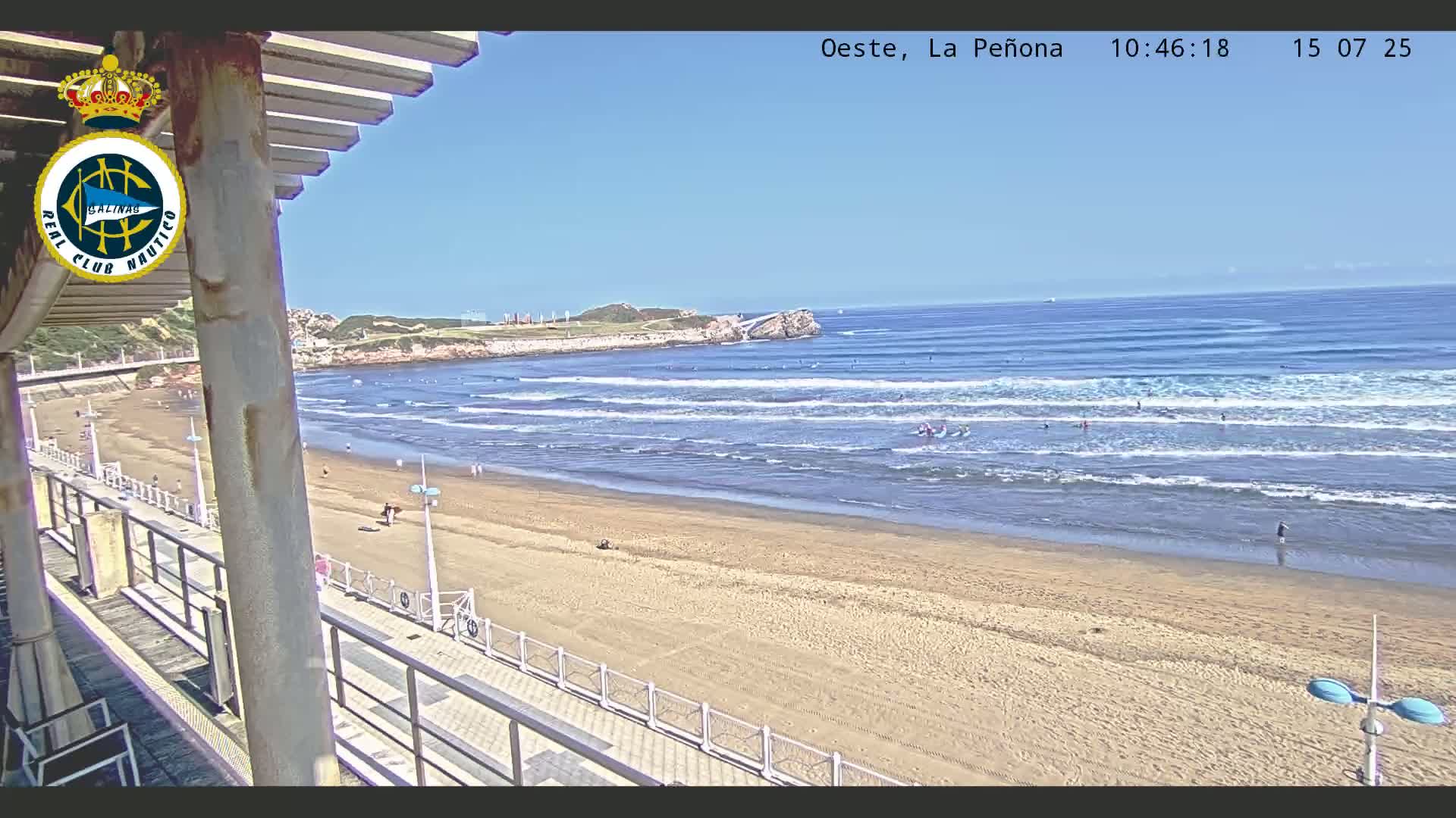 West Playa de Salinas Beach Live Cam - Avilés, Asturias, Spain