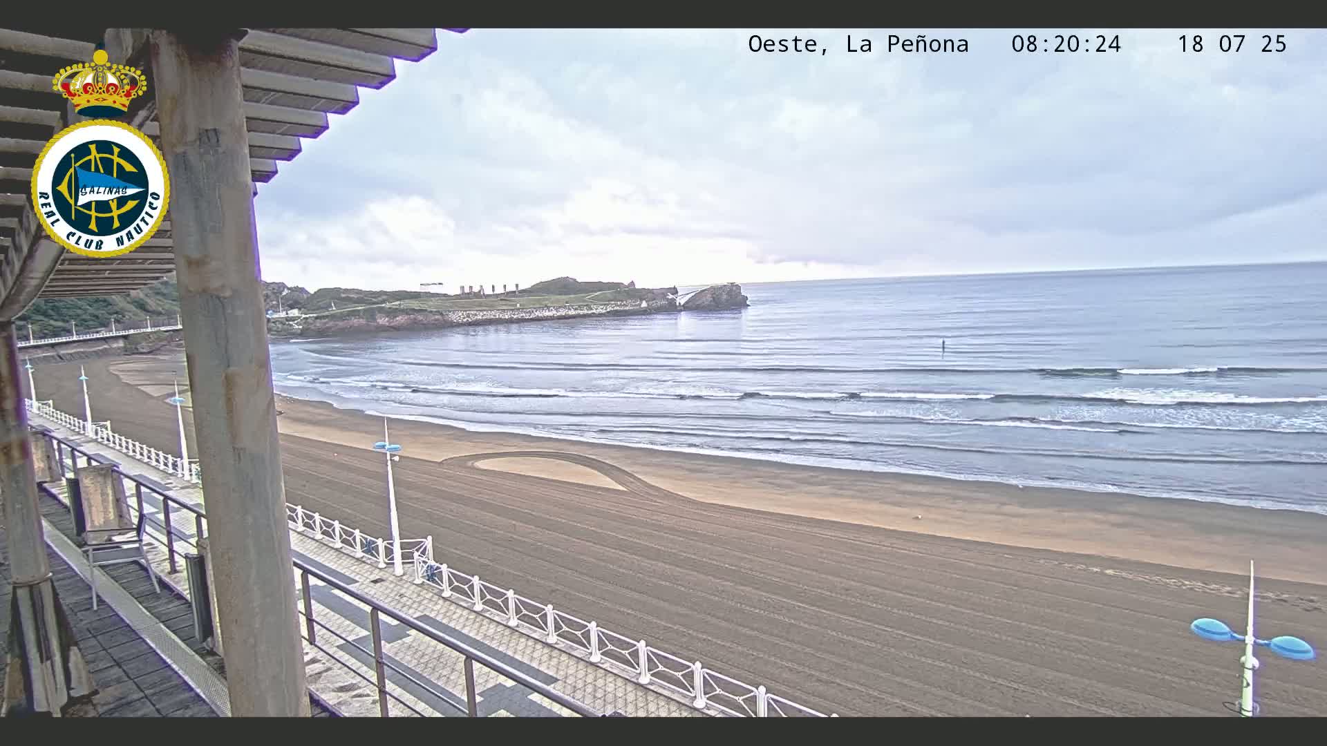 West Playa de Salinas Beach Live Cam - Avilés, Asturias, Spain