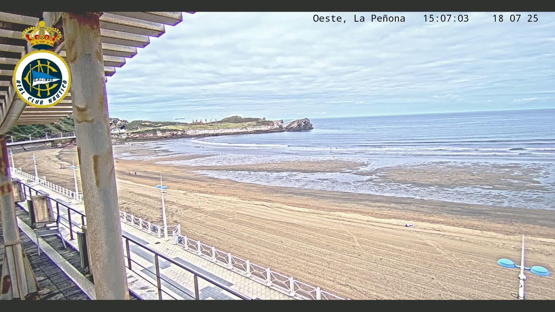 West Playa de Salinas Beach Live Cam - Avilés, Asturias, Spain