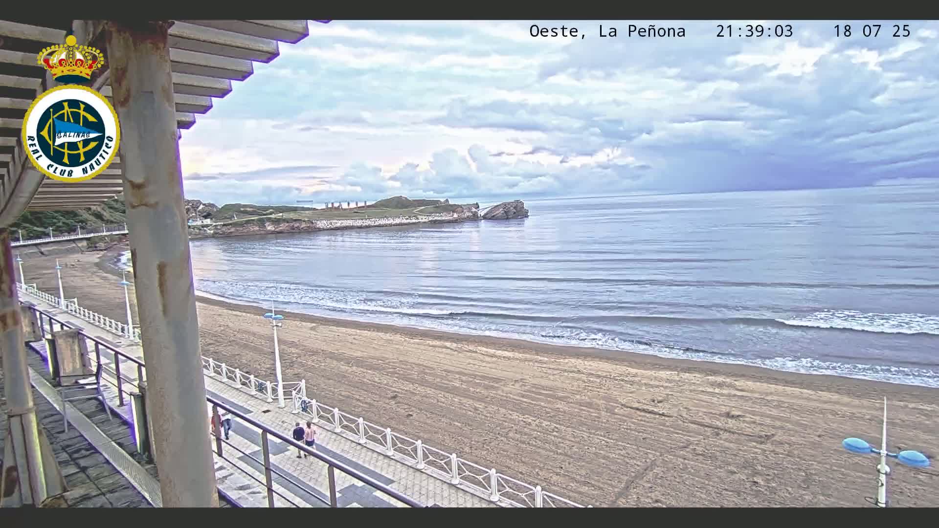 West Playa de Salinas Beach Live Cam - Avilés, Asturias, Spain